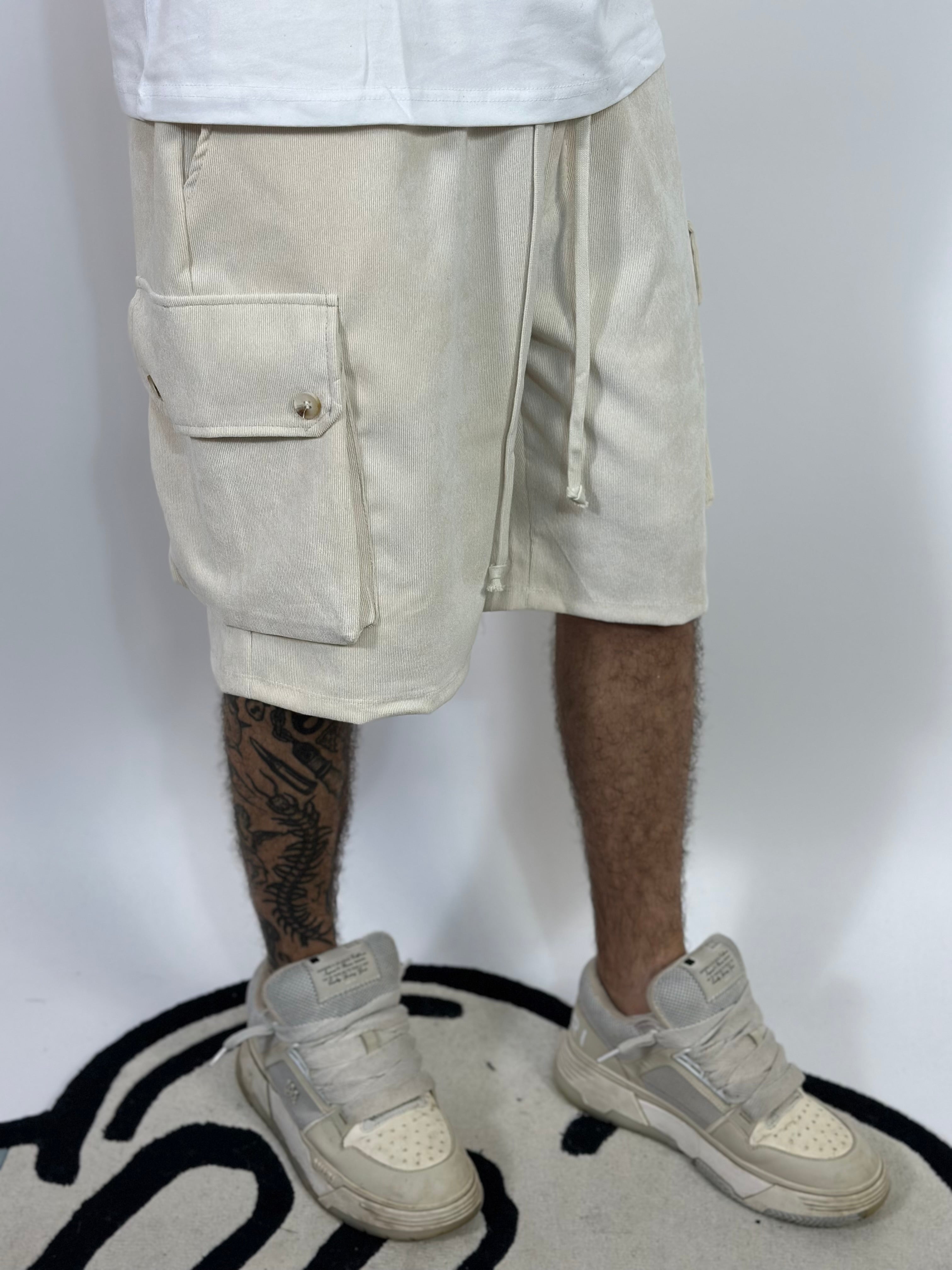 Cargo Costine Bianco Panna