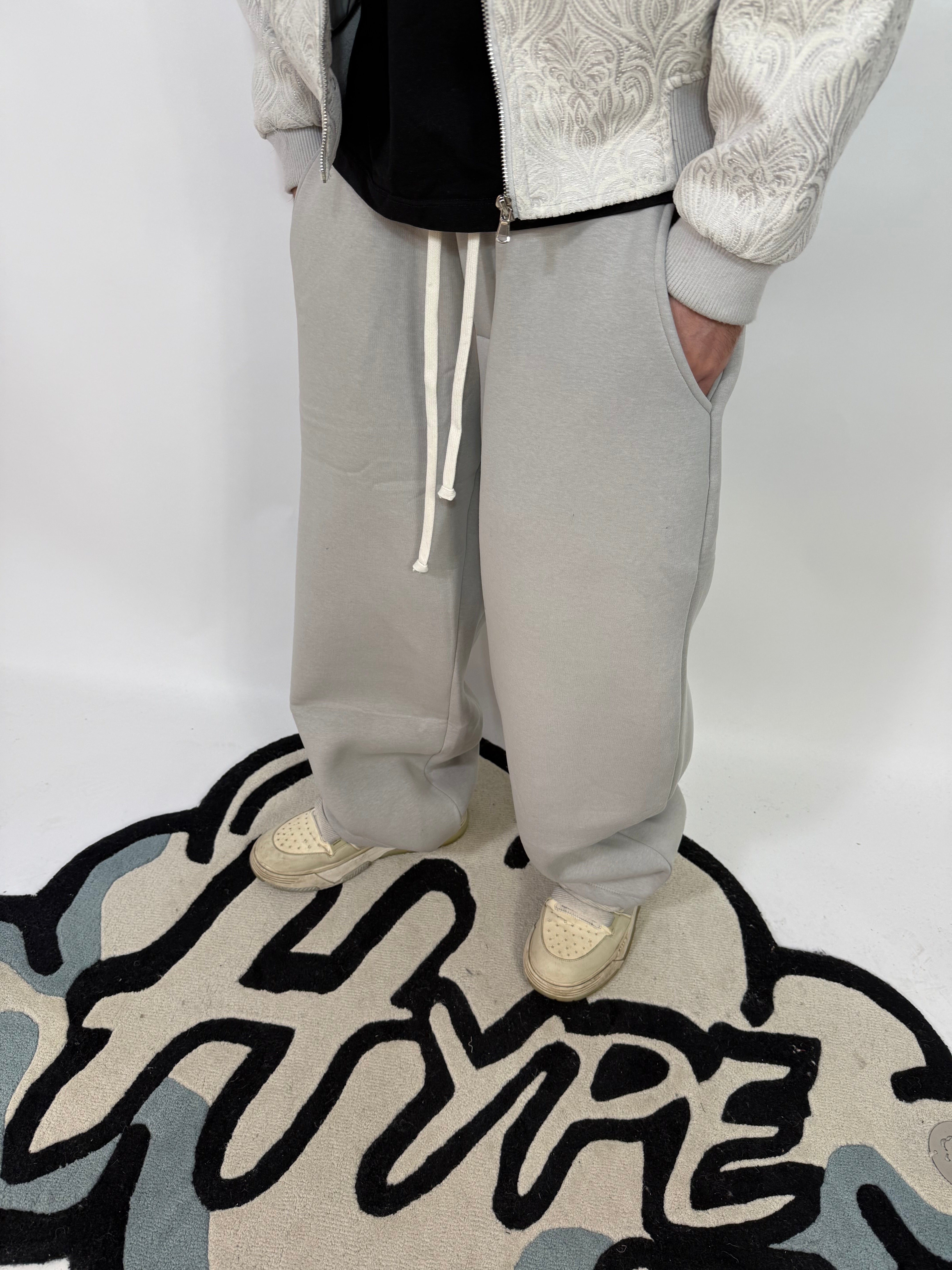 Pantalone Super Over Felpato Ghiaccio