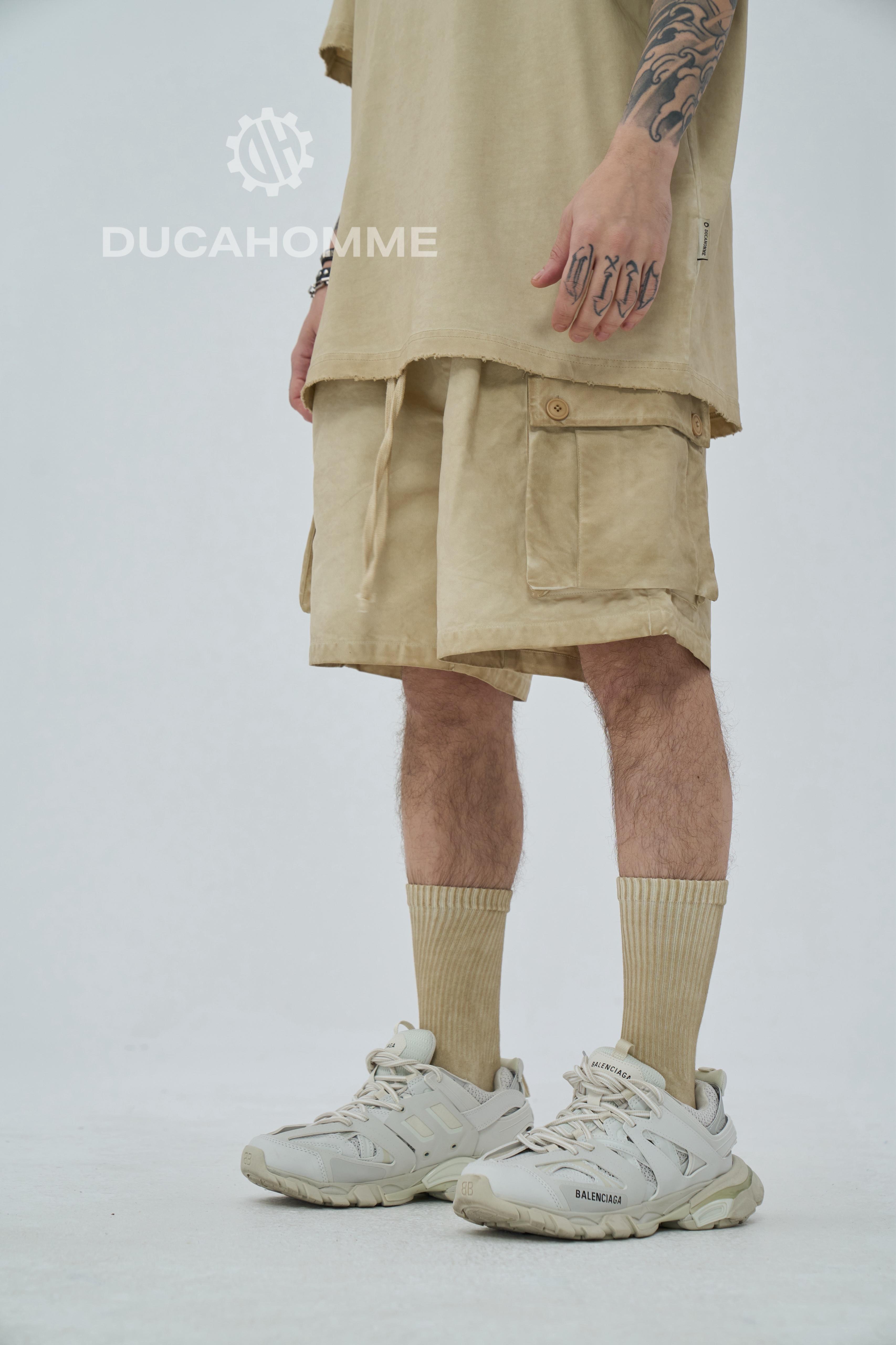 Pantaloncino Cargo Beige