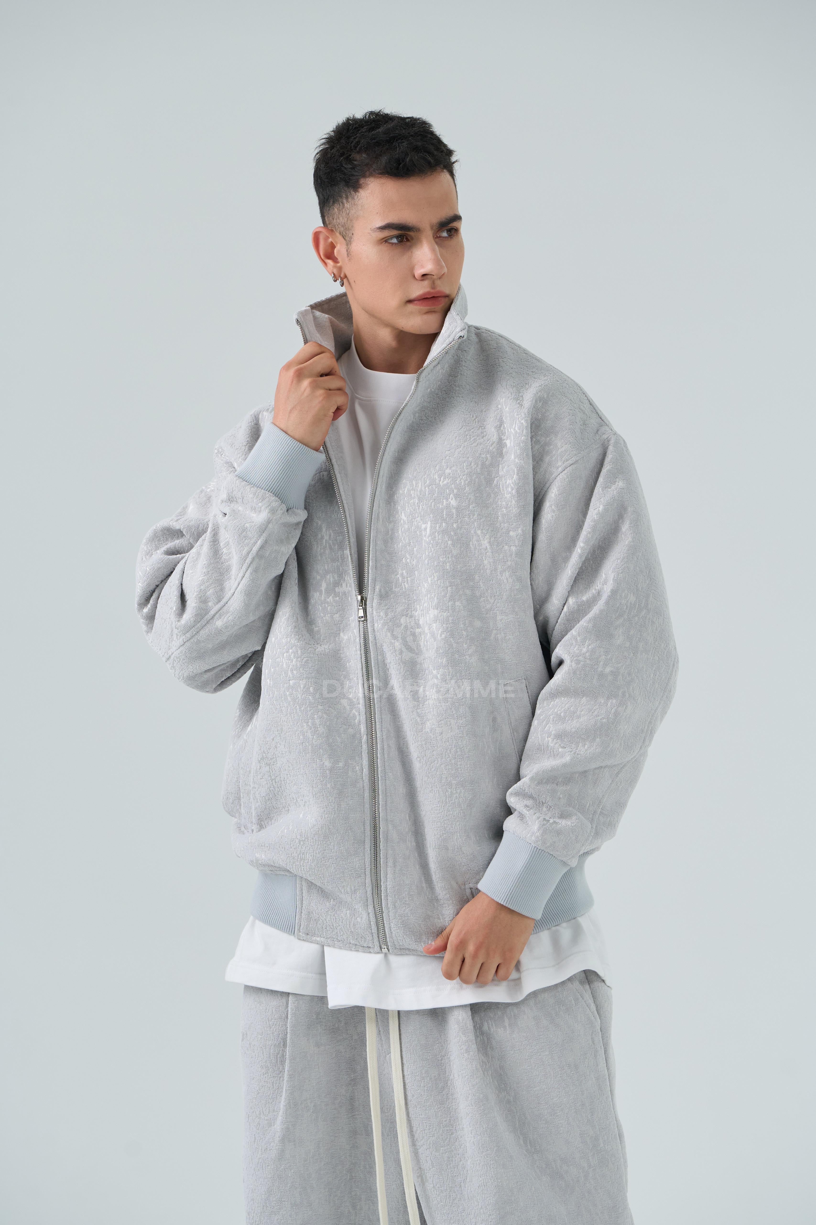 Completo Sartoriale Collo Alto Effetto Ciniglia