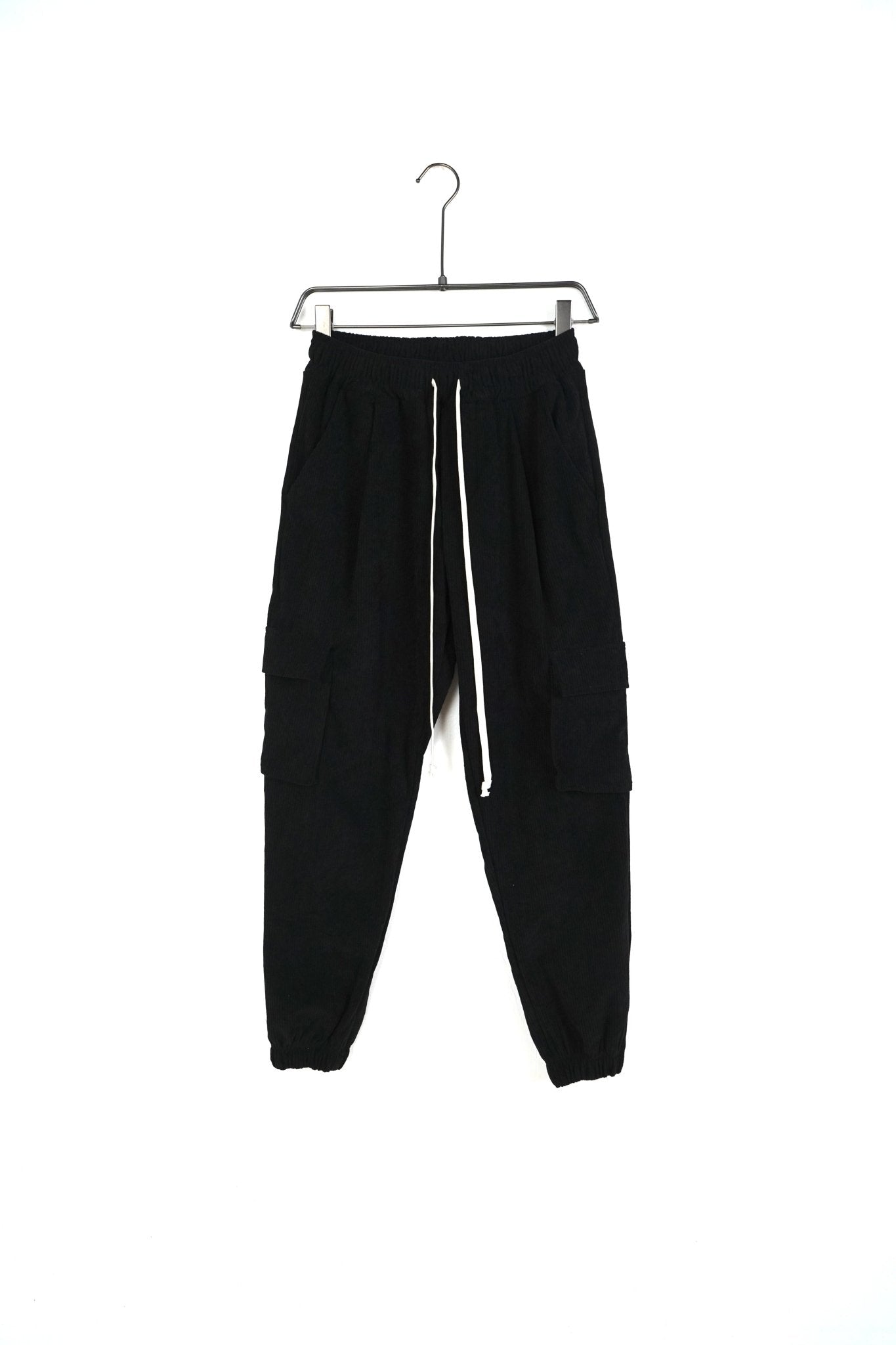 Pantalone Cargo a Coste Nero