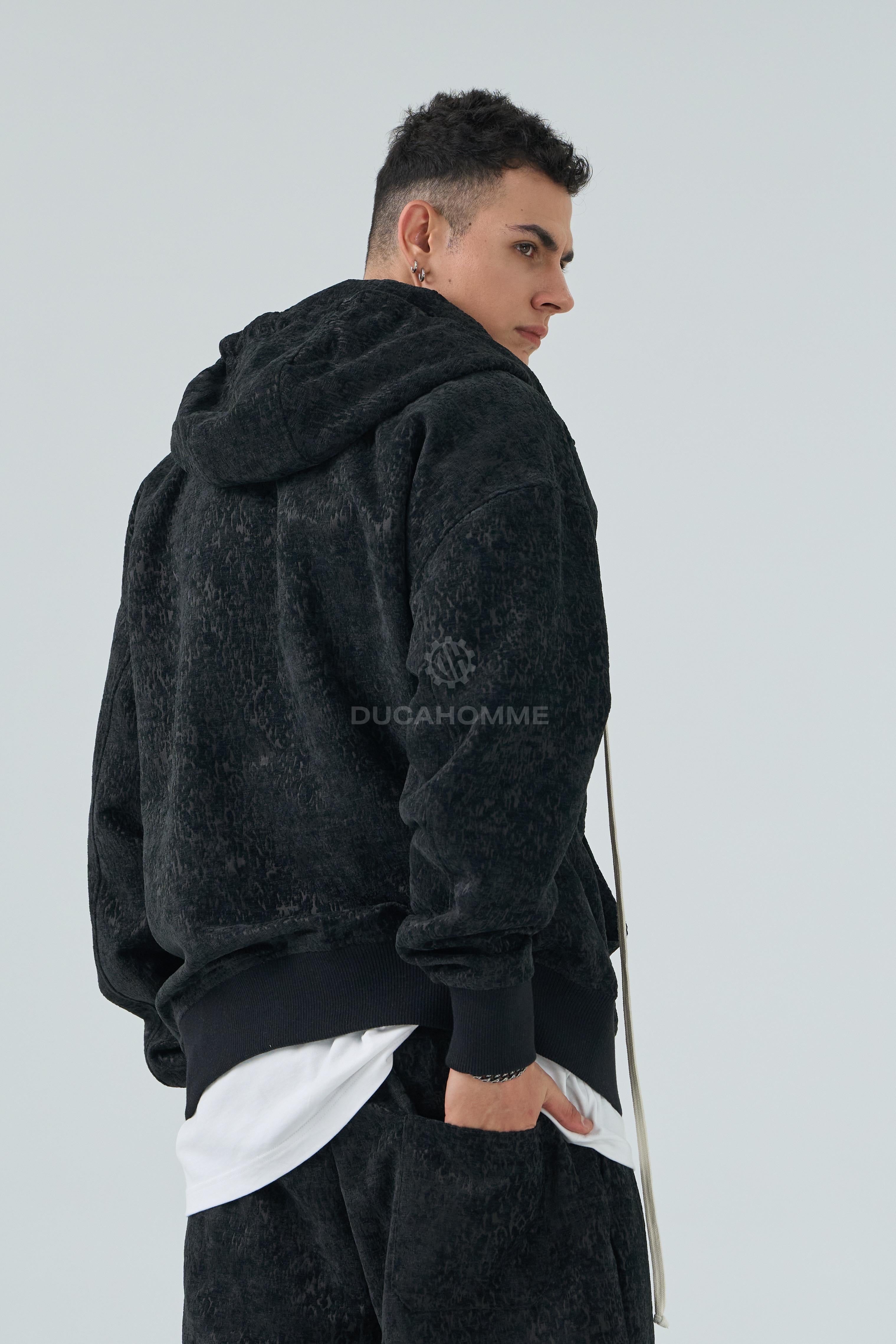 Completo Sartoriale Ricamato Similar Versacë con Cappuccio