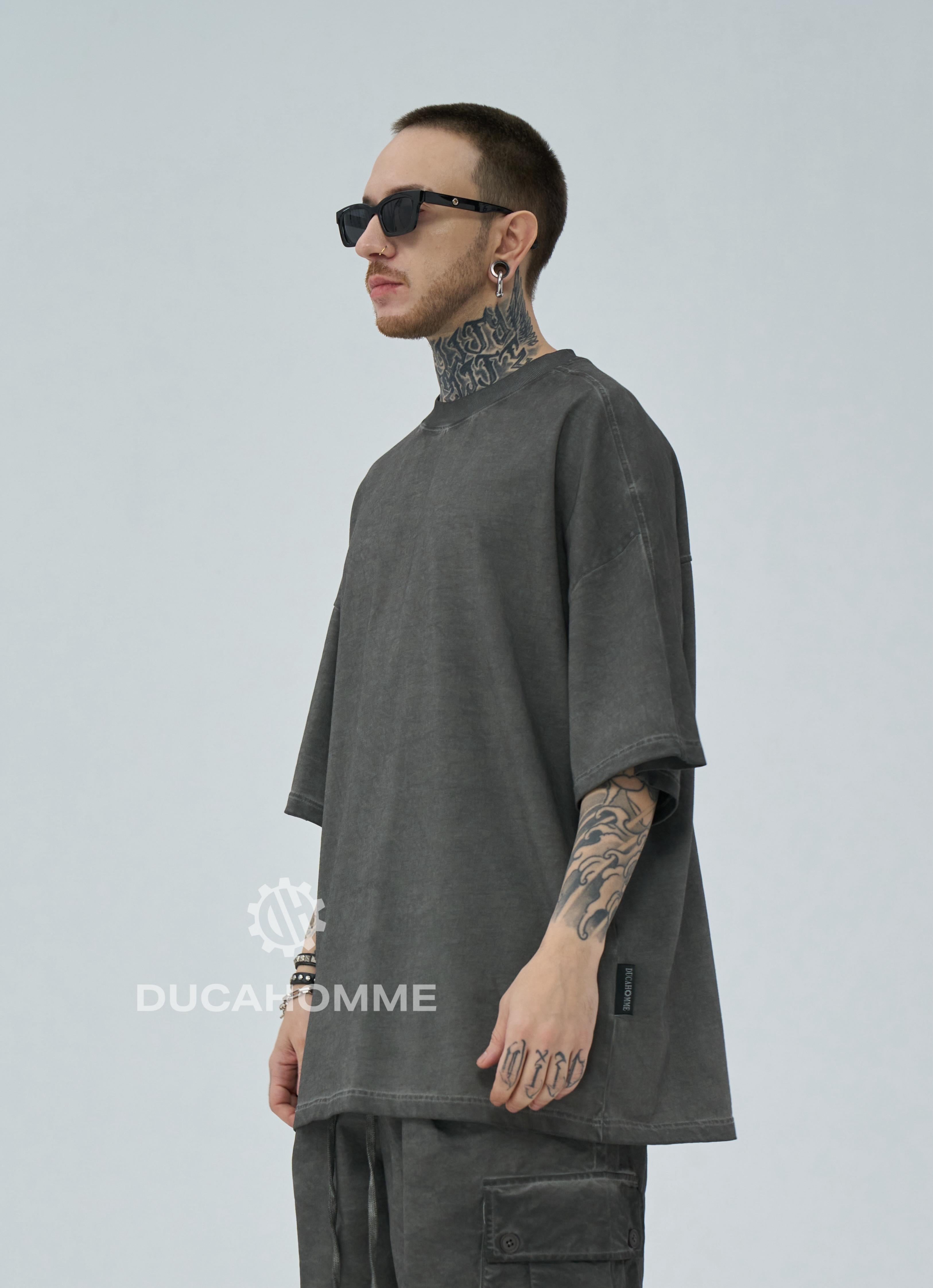 T SHIRT DUCA VIP STONE WASH