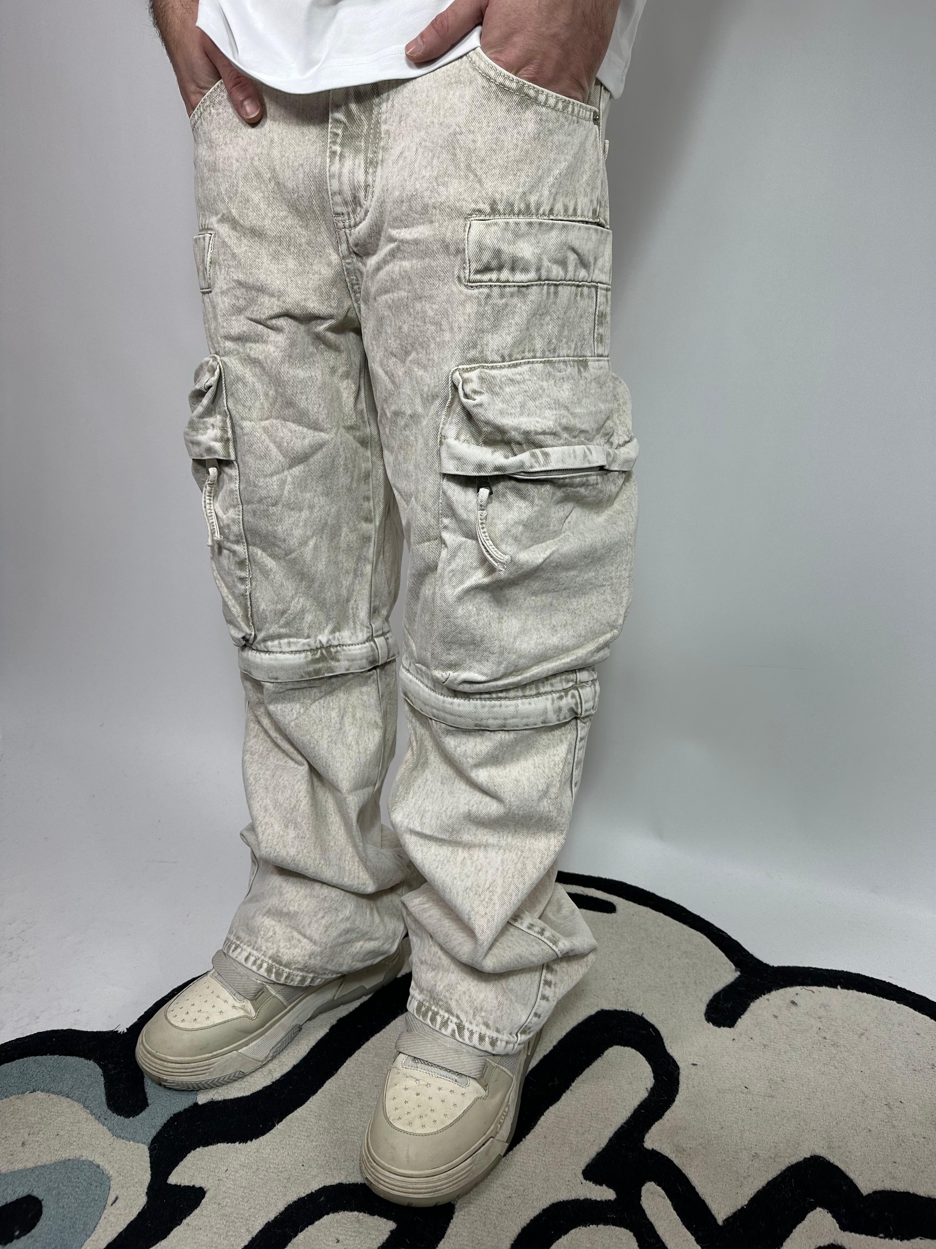 JEANS CARGO DIVENTA ANCHE CORTO ESTIVO