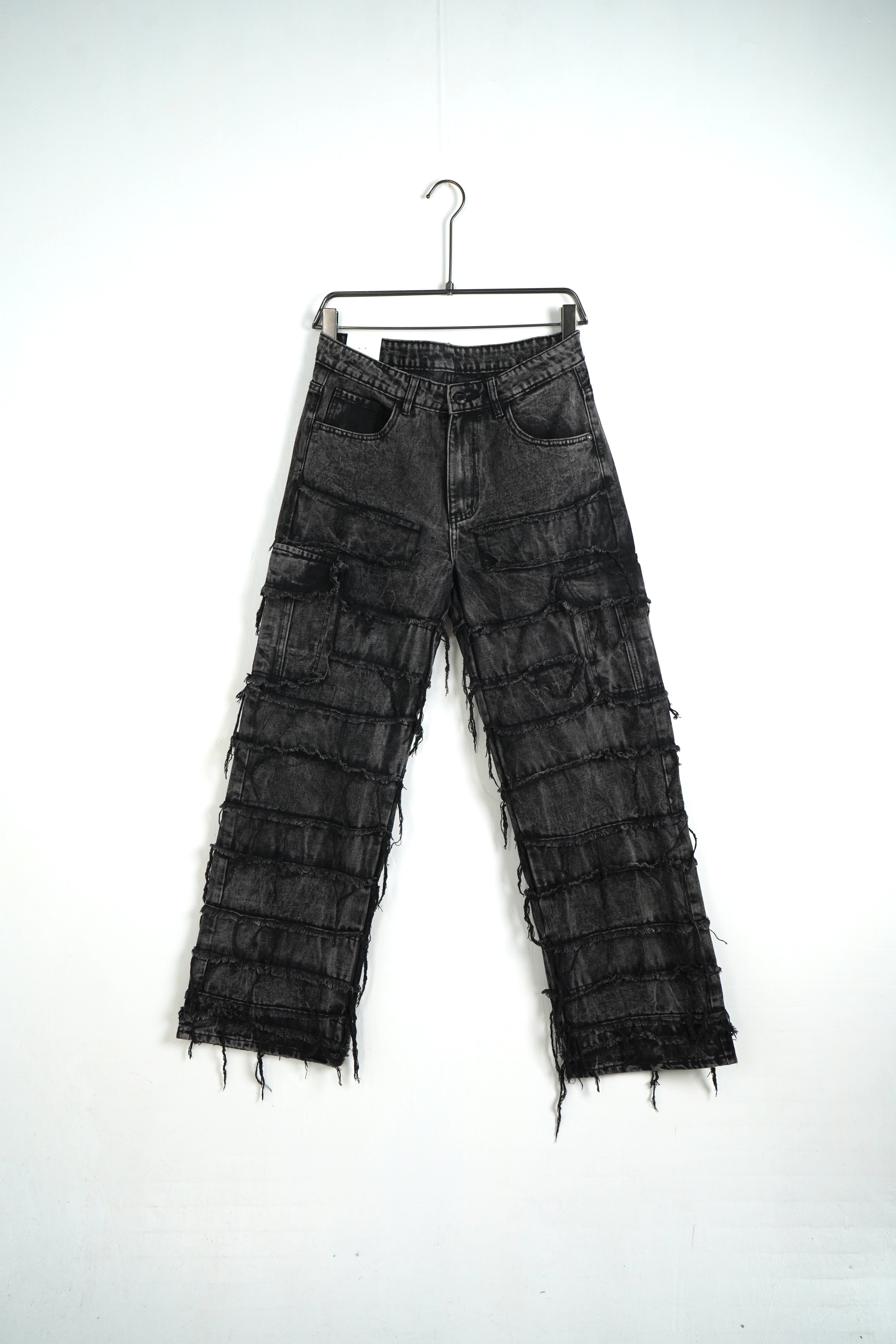 JEANS LAVORATO BAGGY LAVAGGIO PIOMBO 8123