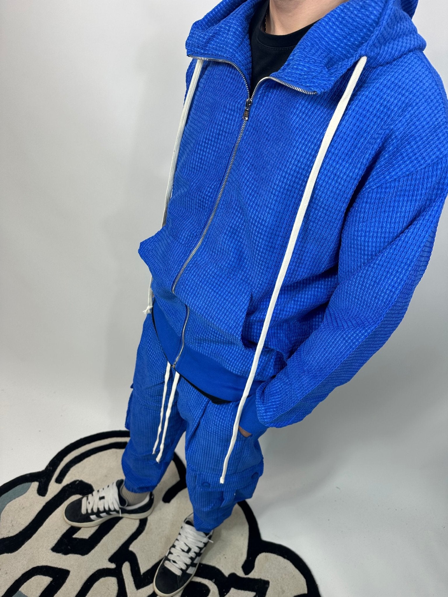 COMPLETO RICAMATO SARTORIALE BLU