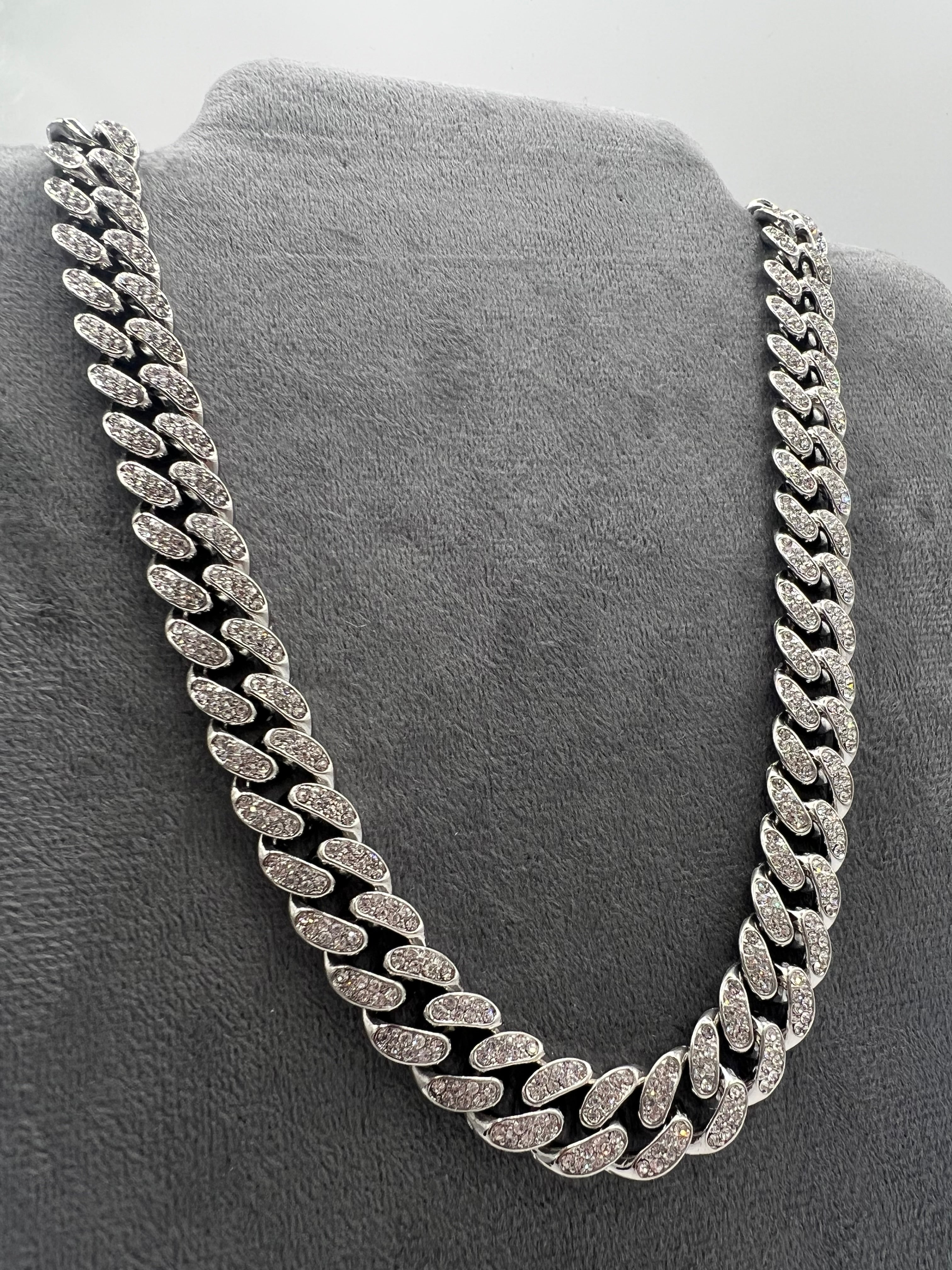 COLLANA CATENA DIAMANTI
