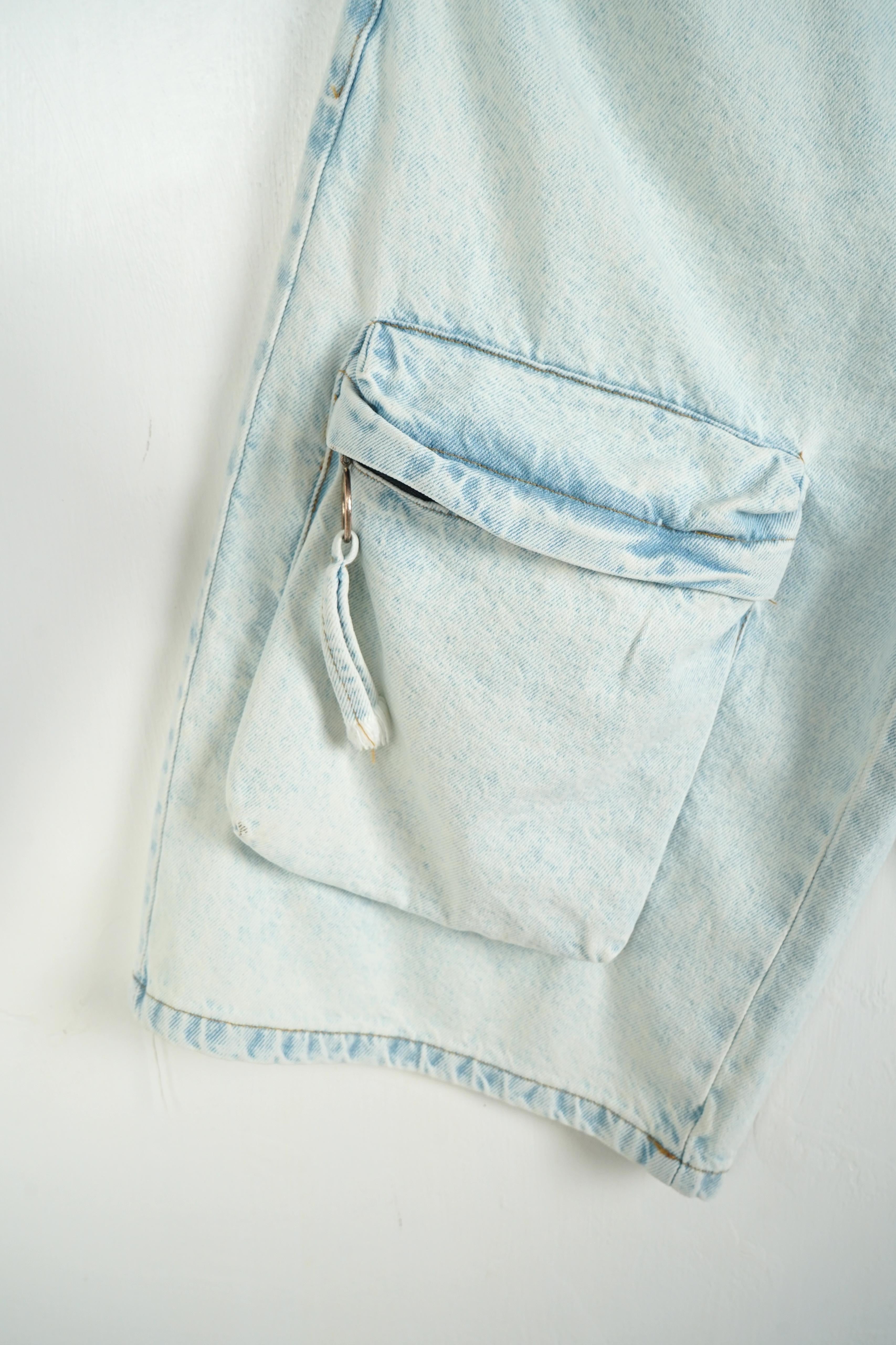 Pantaloncino Cargo Zip Jeans