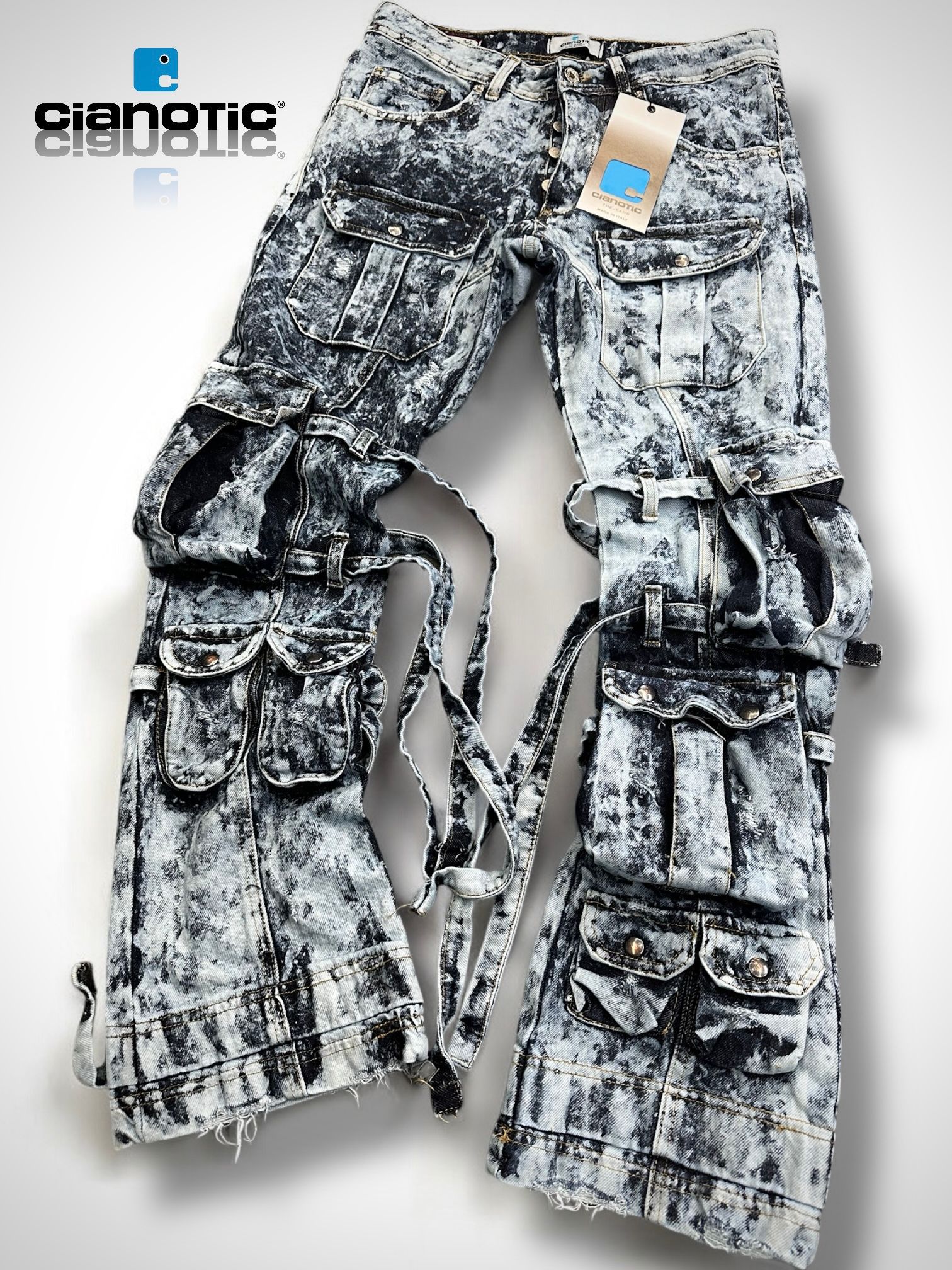 JEANS Flare Multicargo Warrior CIANOTIC 20315