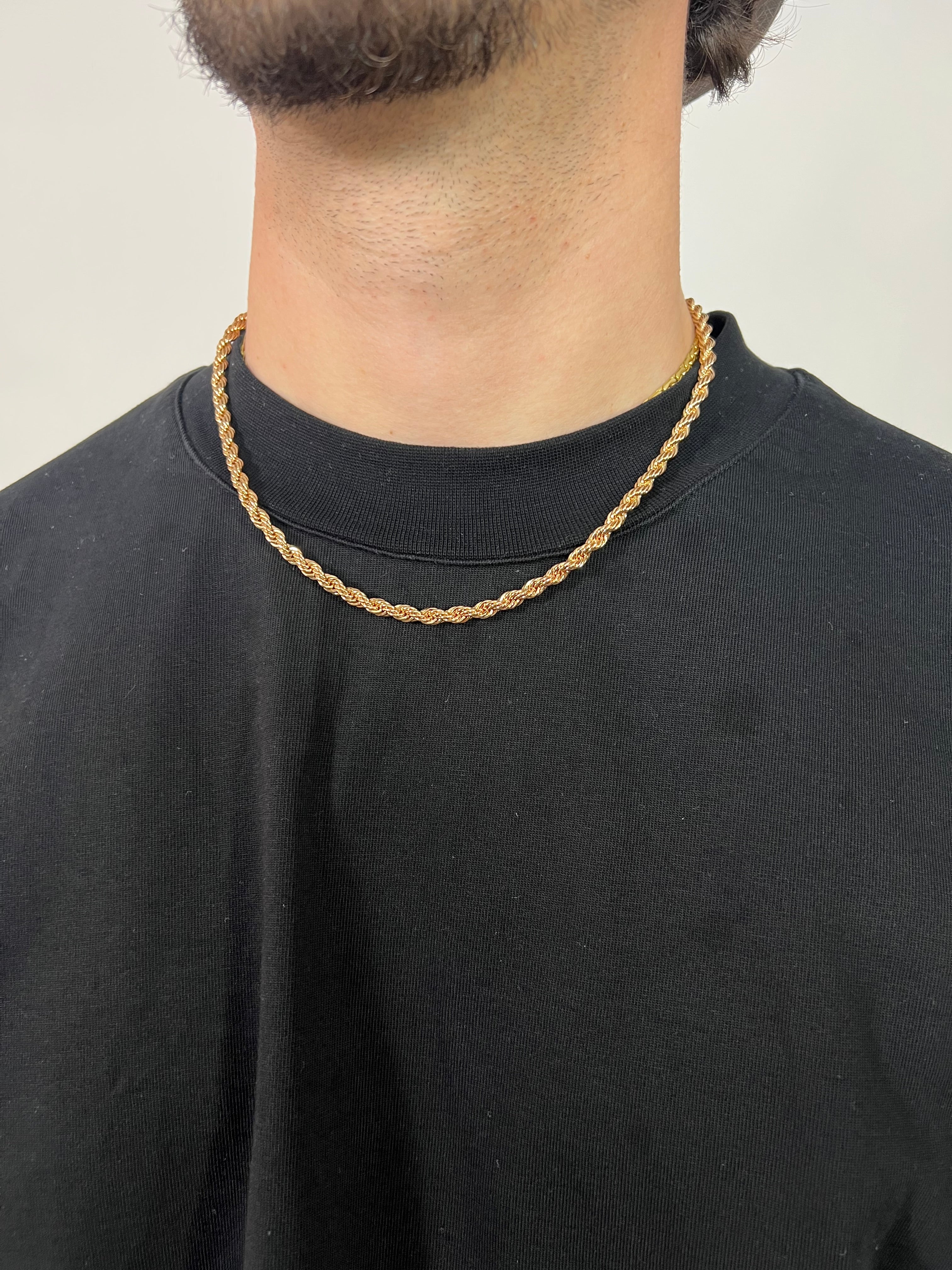 COLLANA COLOR ORO ROSA