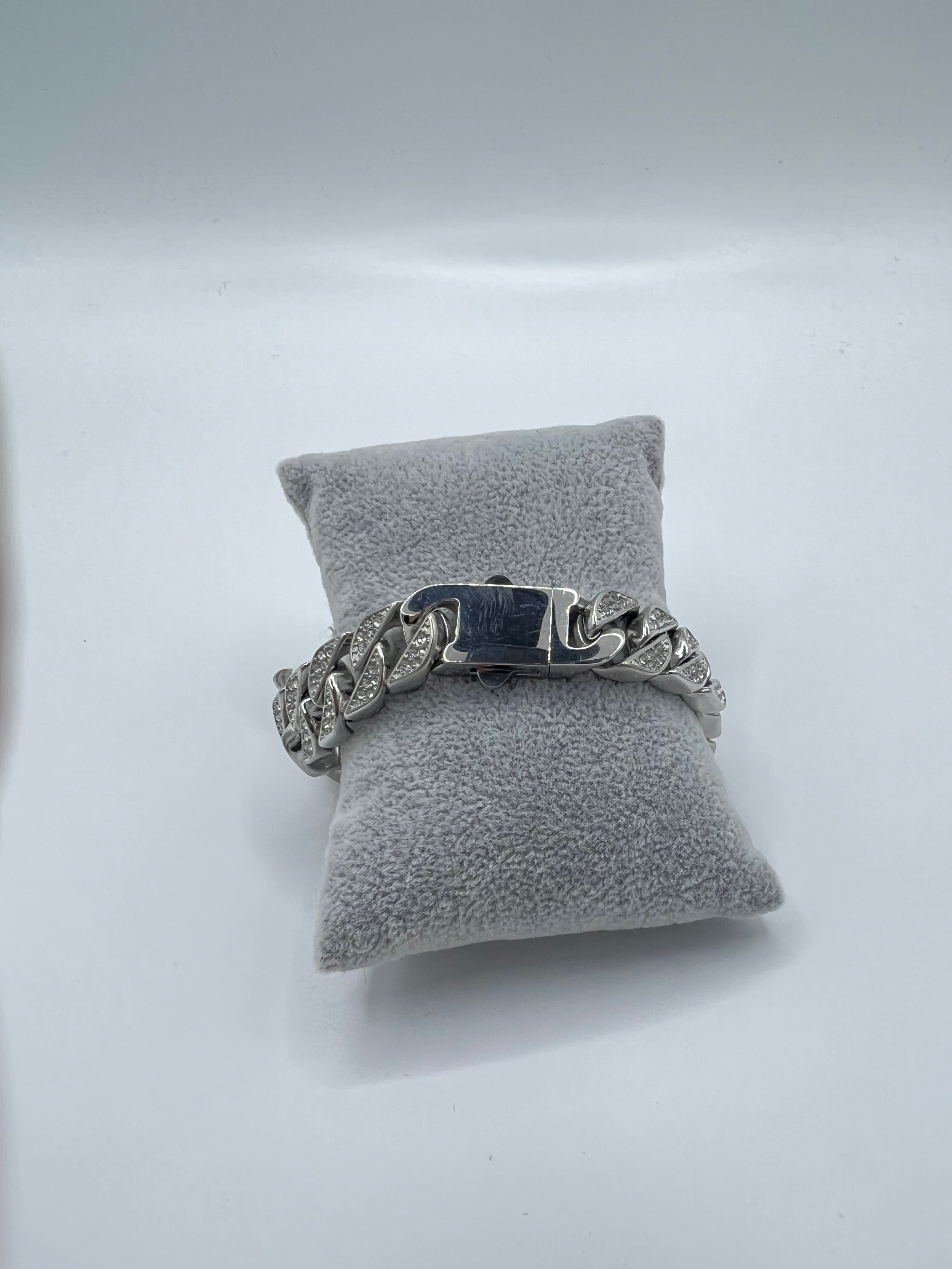 BRACCIALE CATENA DIAMANTI
