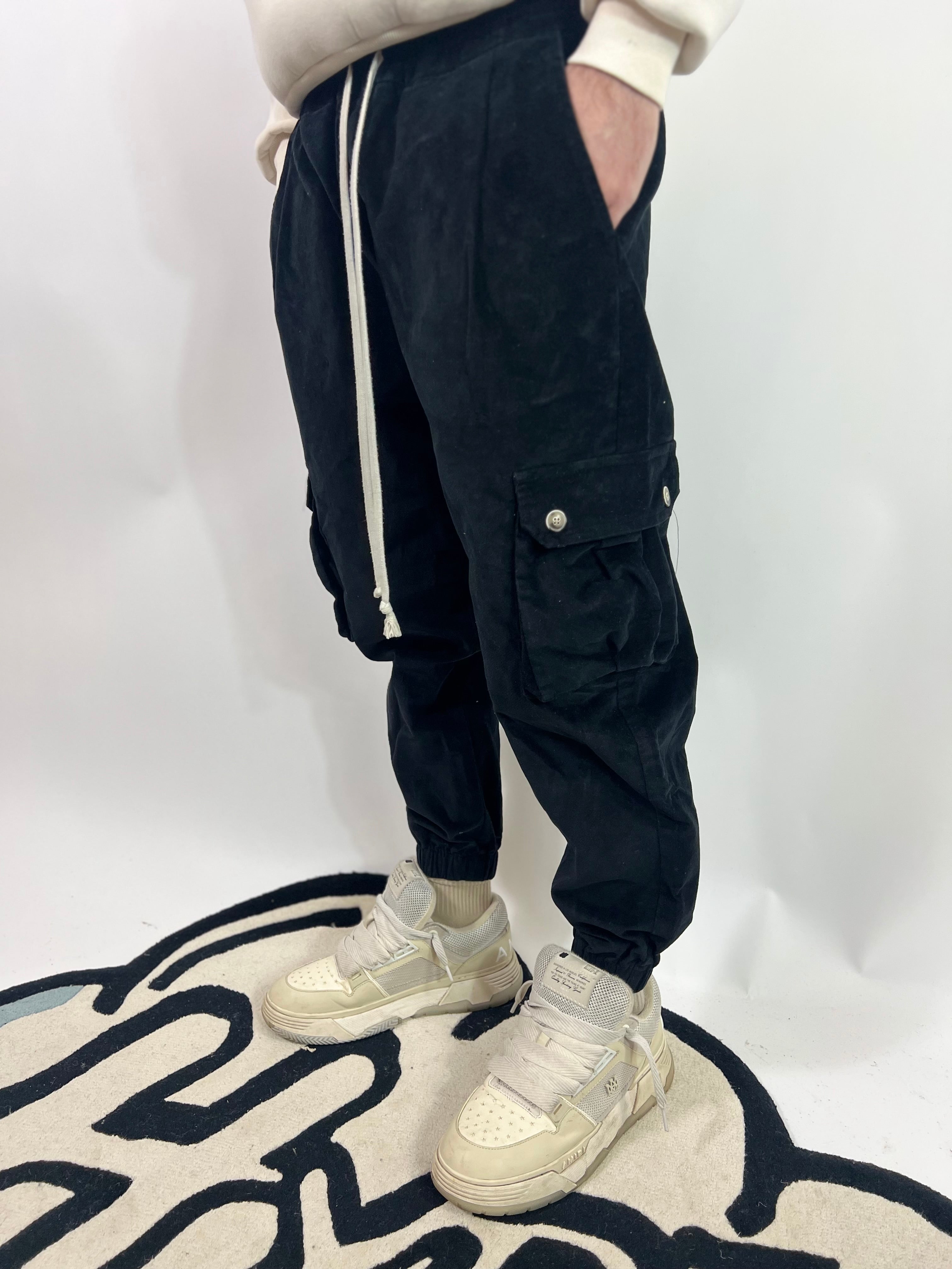 Pantalone Cargo Velluto