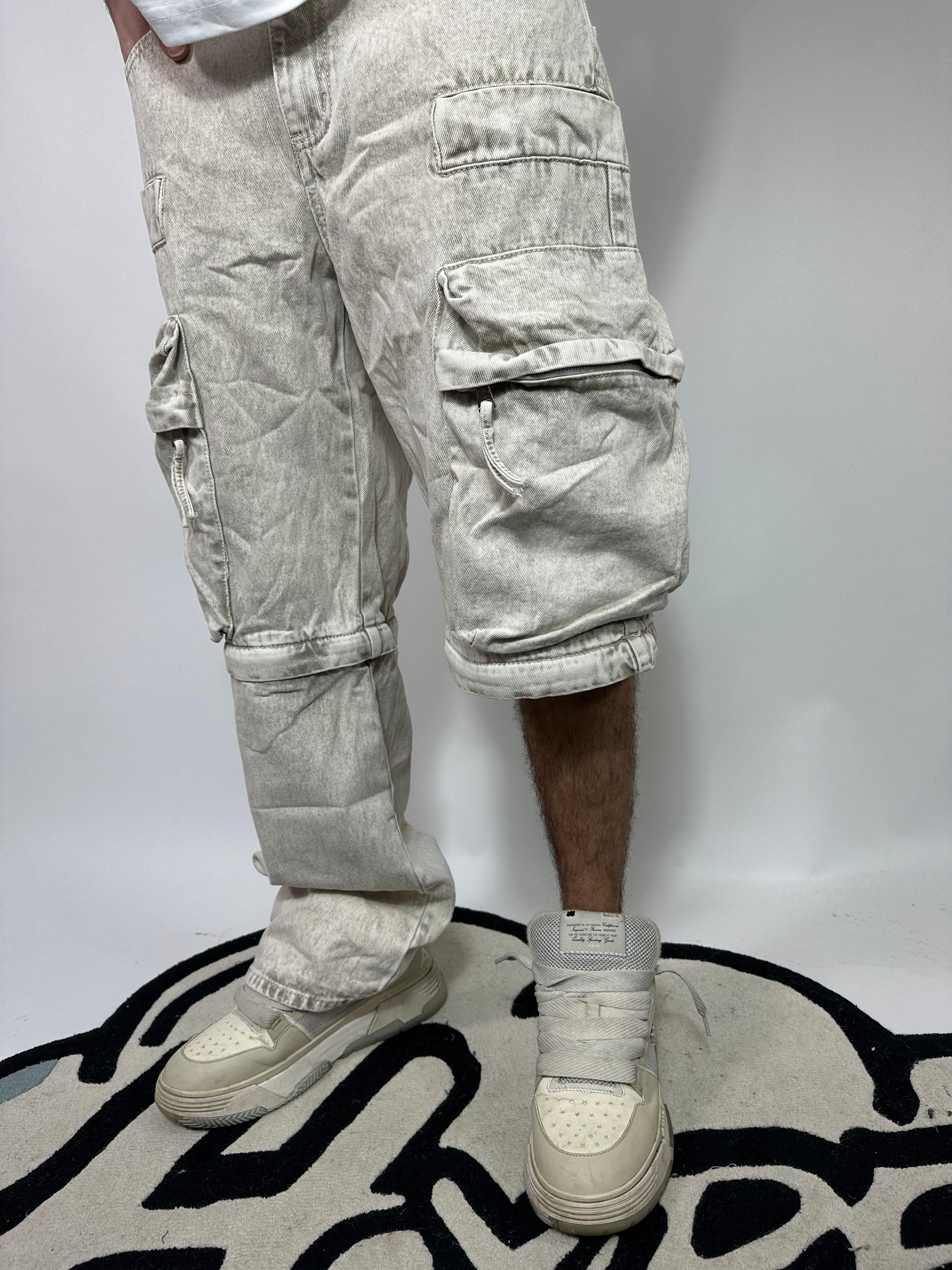 JEANS CARGO DIVENTA ANCHE CORTO ESTIVO