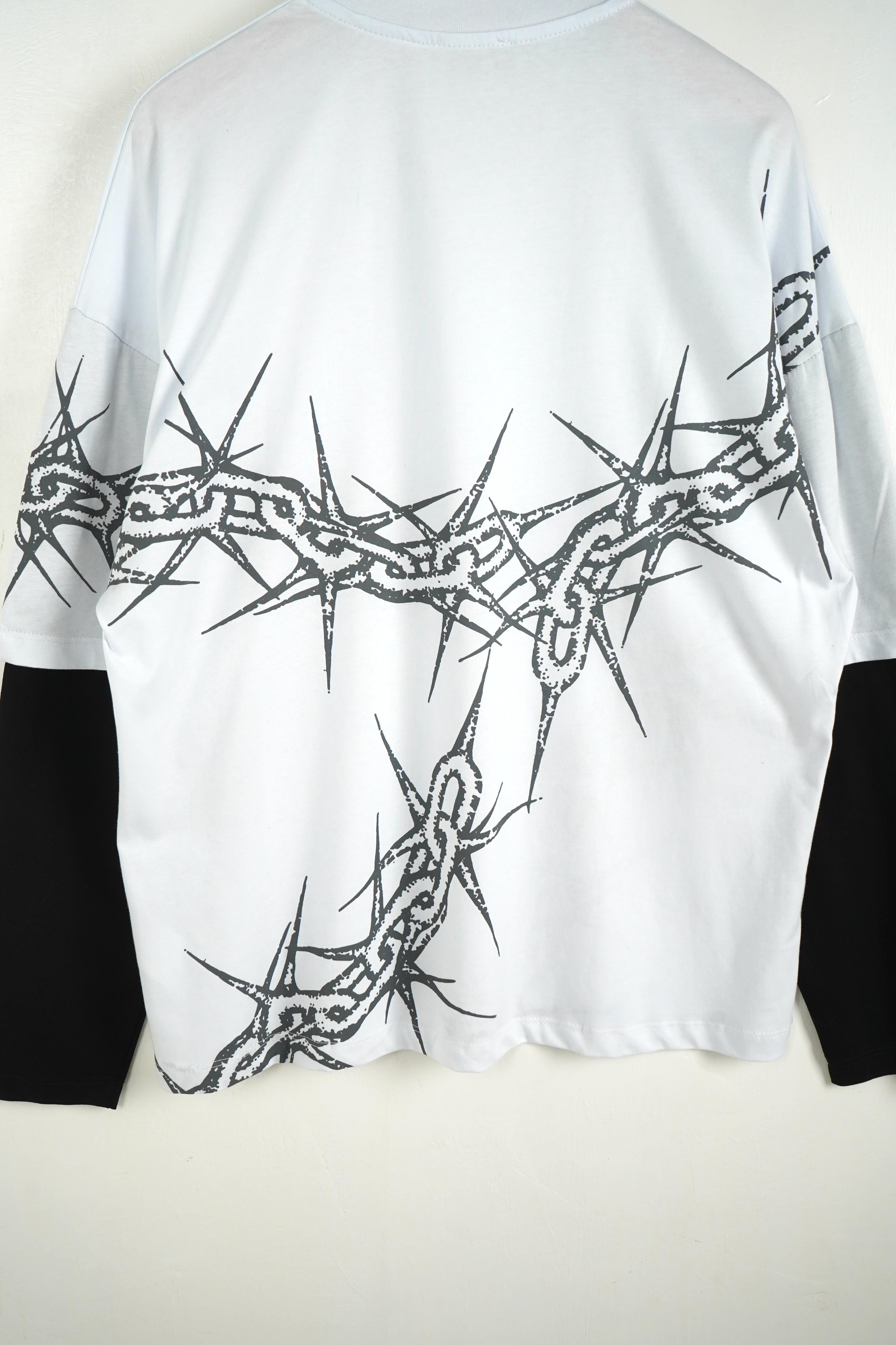 T-SHIRT CATENA SPINATA