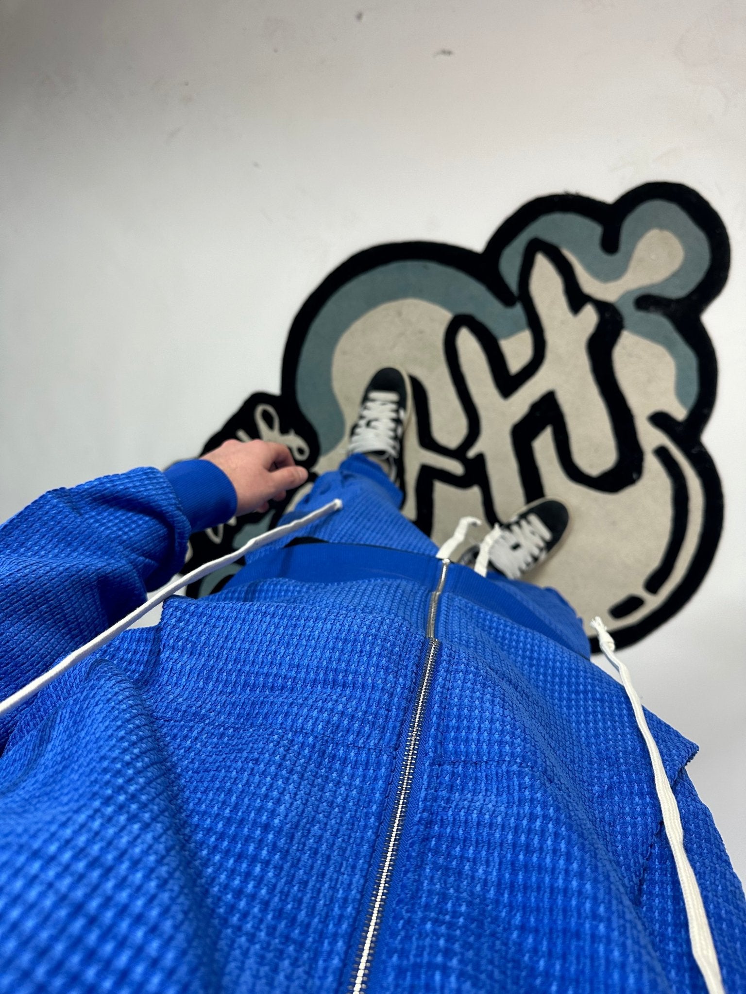 COMPLETO RICAMATO SARTORIALE BLU