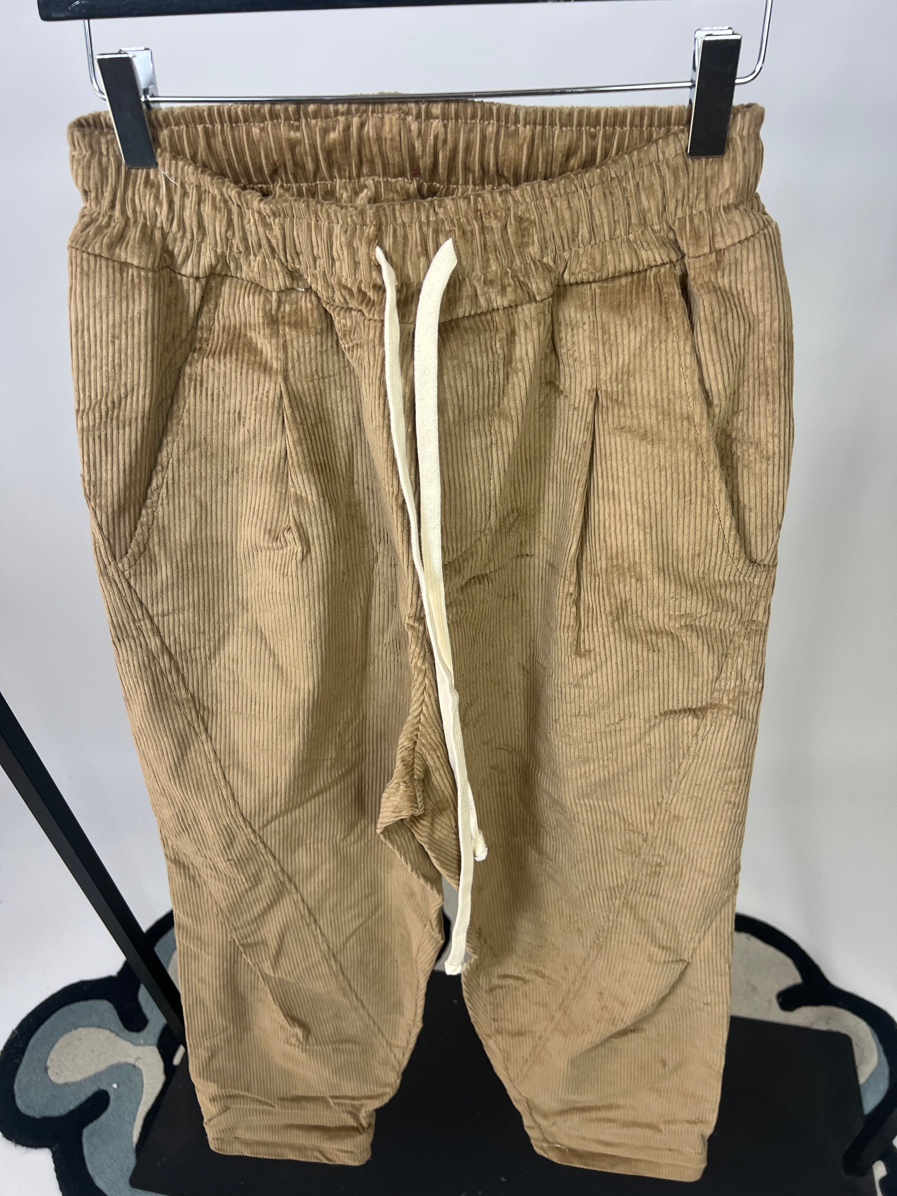 Pantalone Beige a Coste