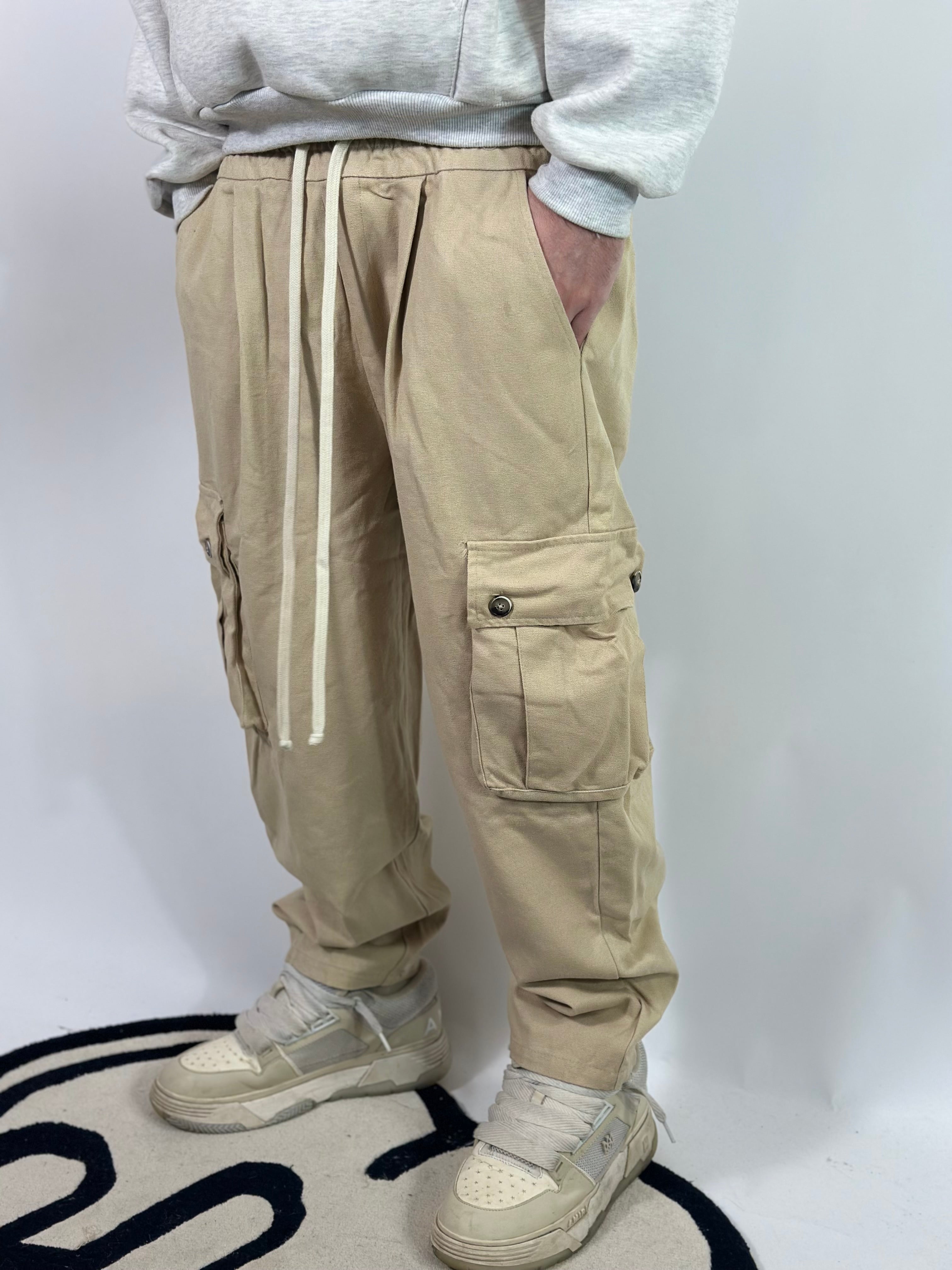 Pantalone Cargo ANDME Sartoriale Beige 292906P