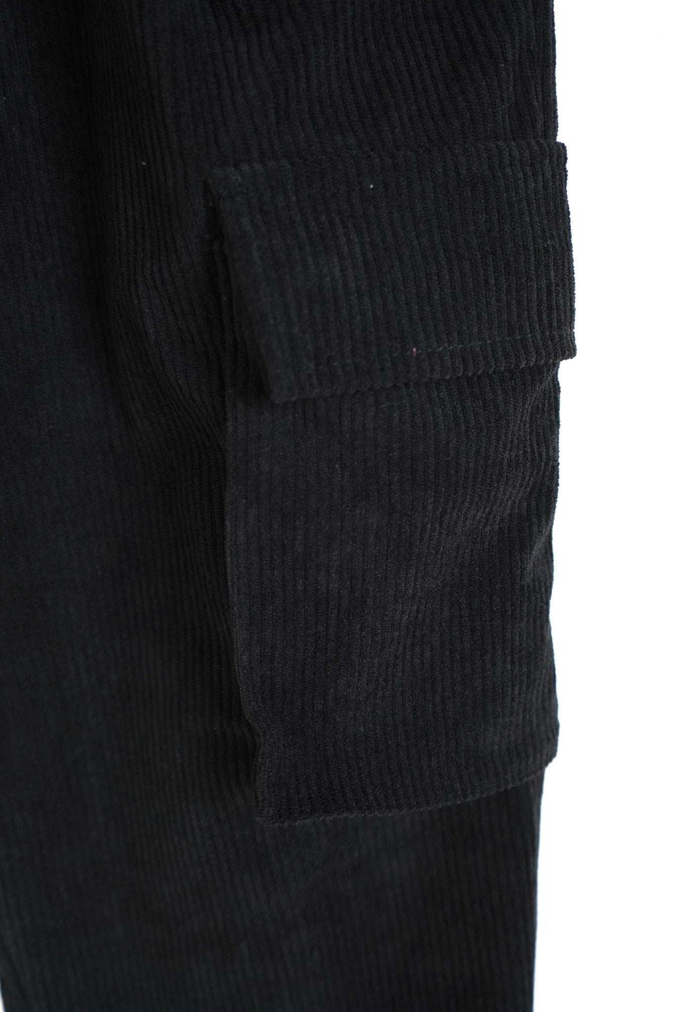 Pantalone Cargo a Coste Nero