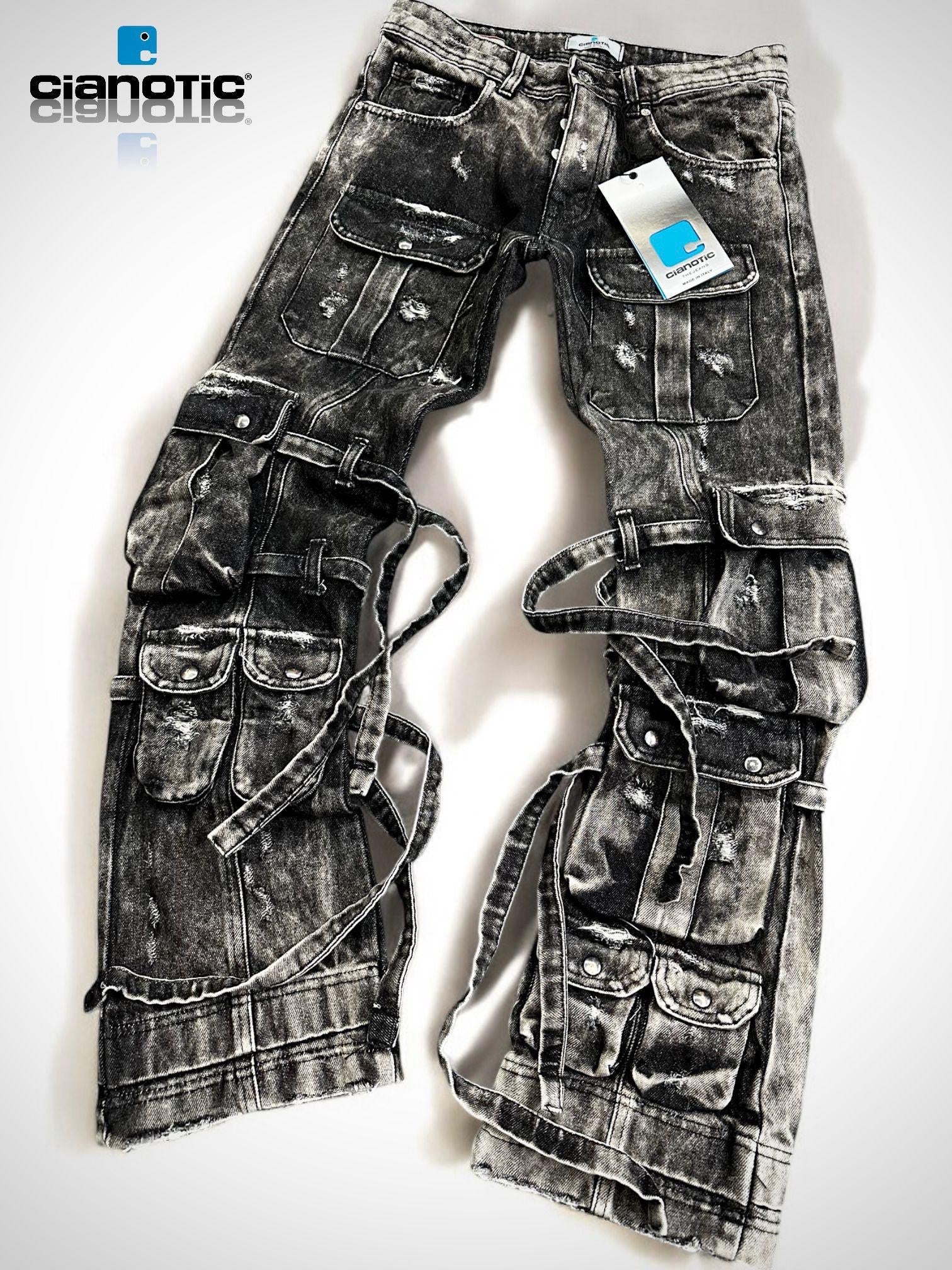 JEANS Flare Multicargo Warrior CIANOTIC 20030