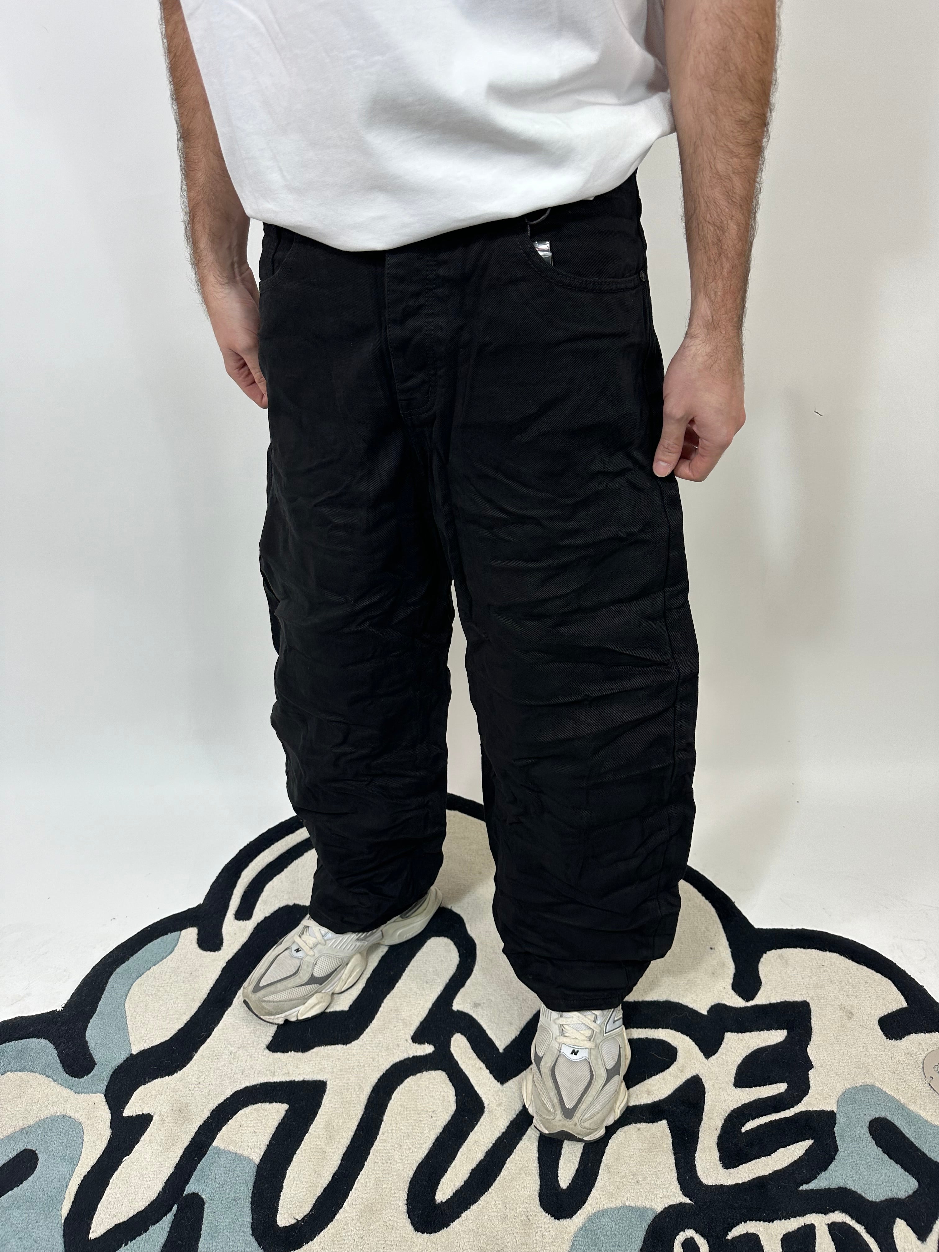 JEANS SUPER BAGGY OVER NERO 54N