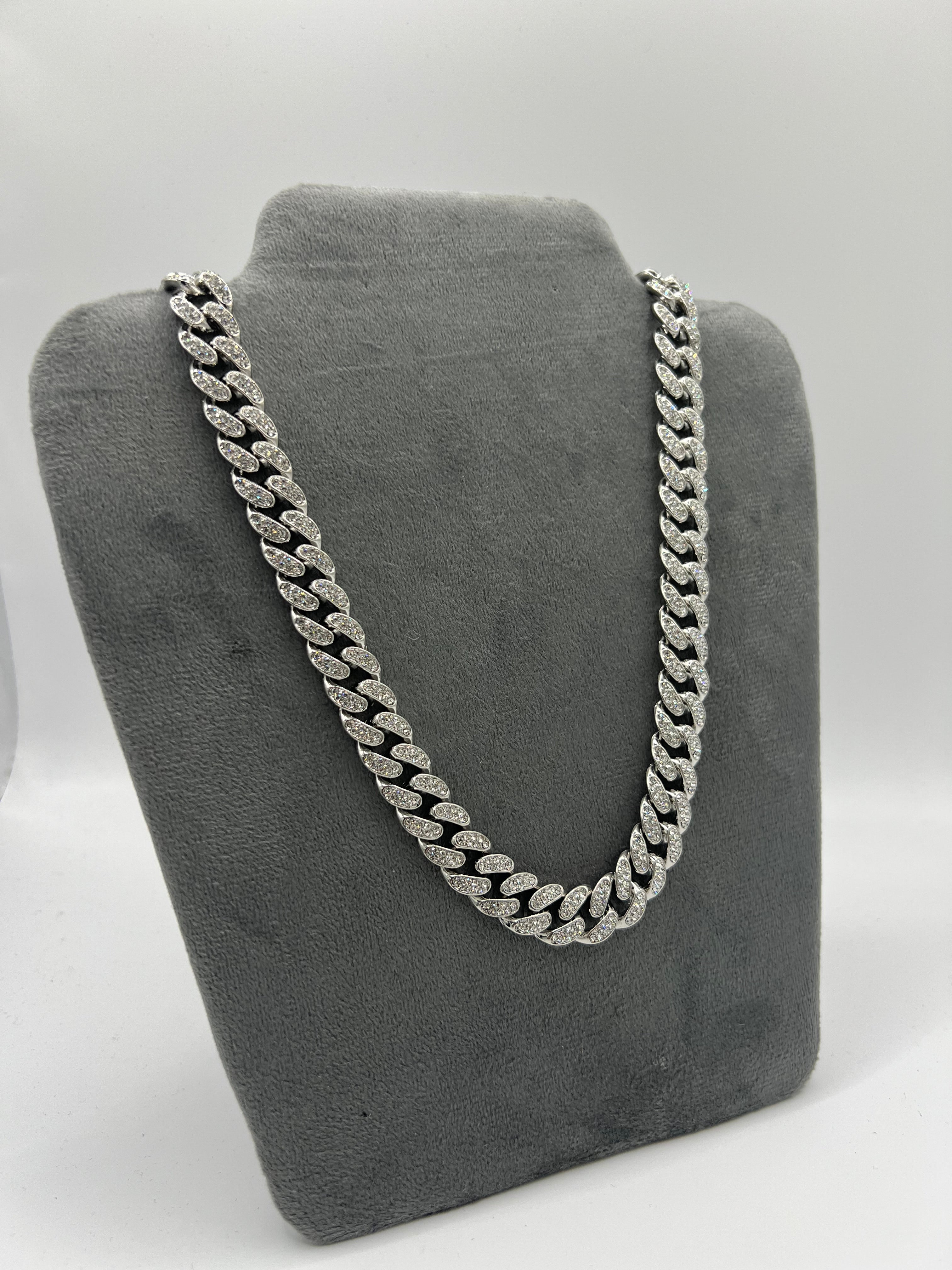 COLLANA CATENA DIAMANTI