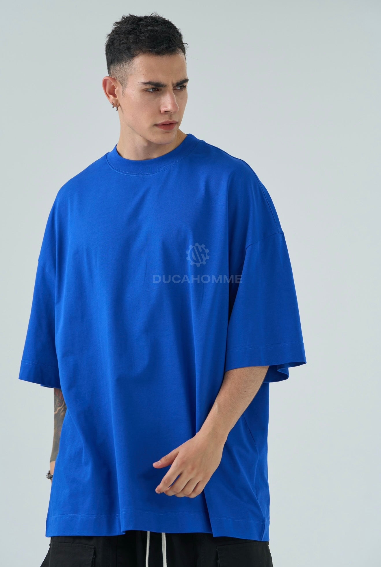 T SHIRT DUCA VIP OverSize Blu