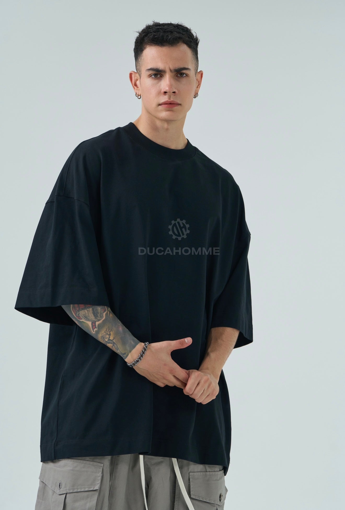 T SHIRT DUCA VIP OverSize Nera