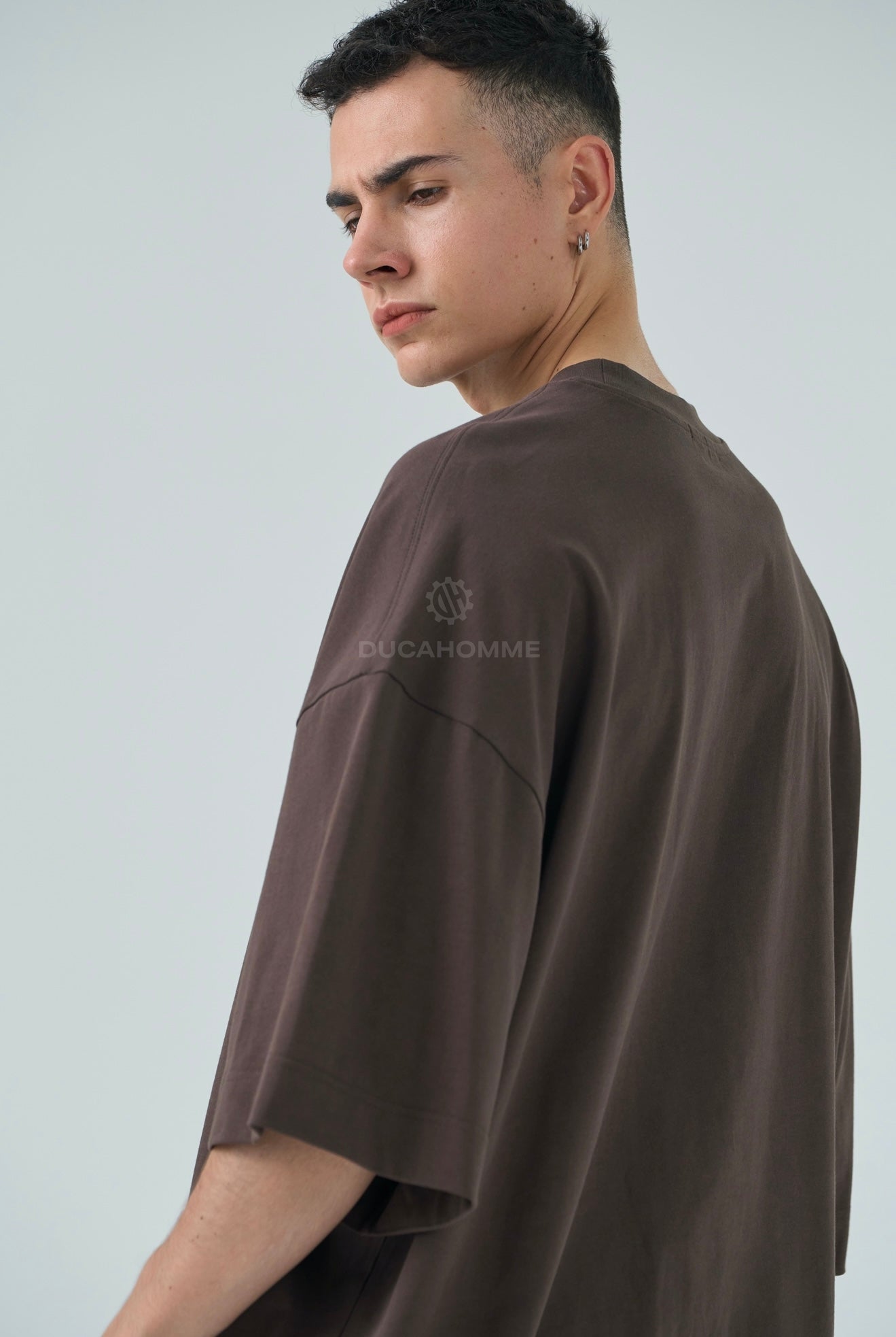 T SHIRT DUCA VIP OverSize Marrone