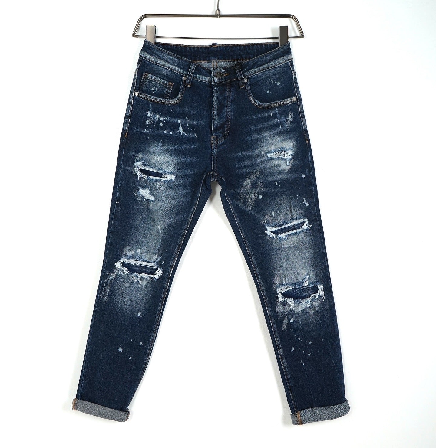 JEANS SVERNICIATO BLU 272715