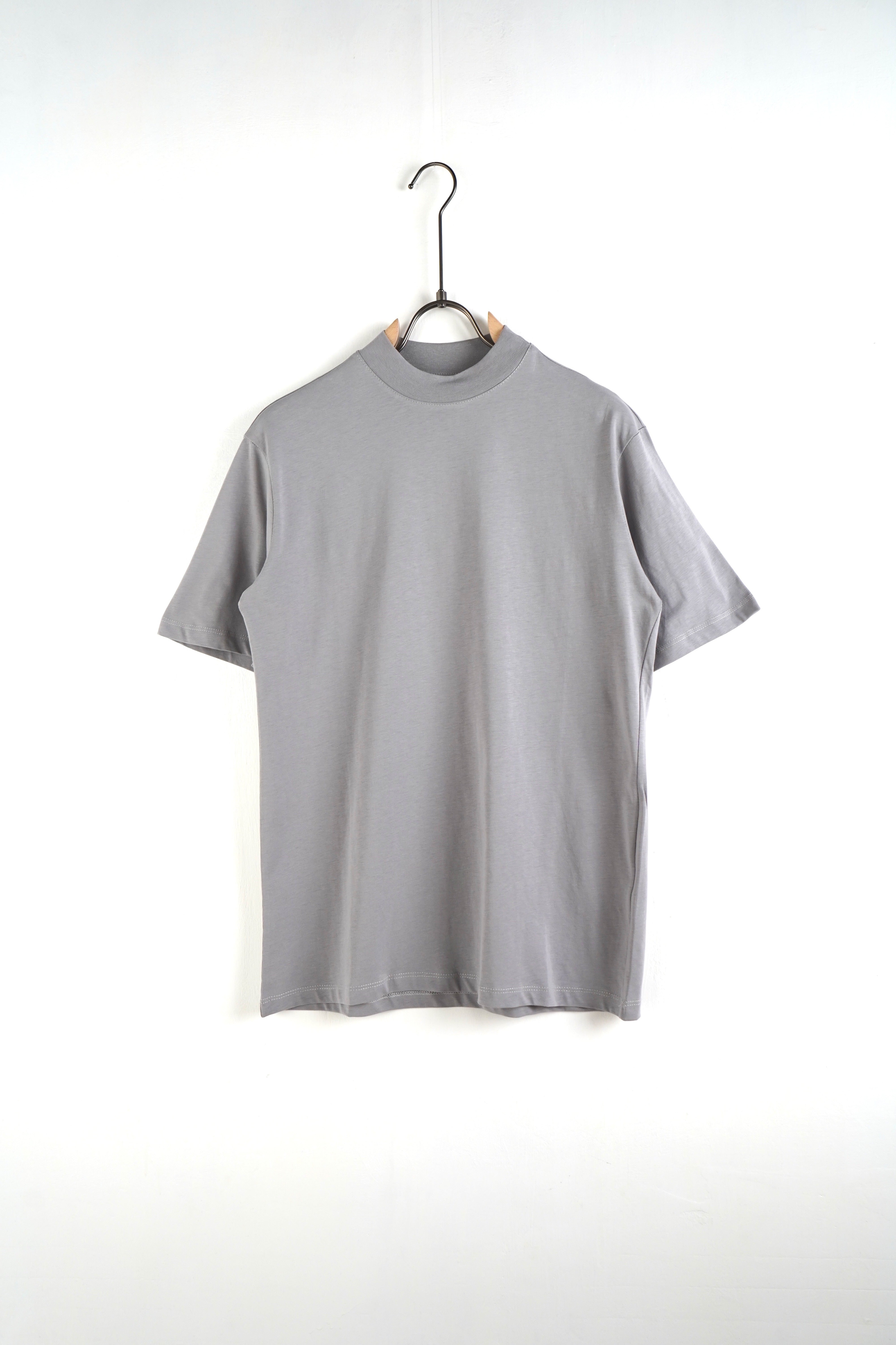 T-SHIRT COLLO ALTO GRIGIA