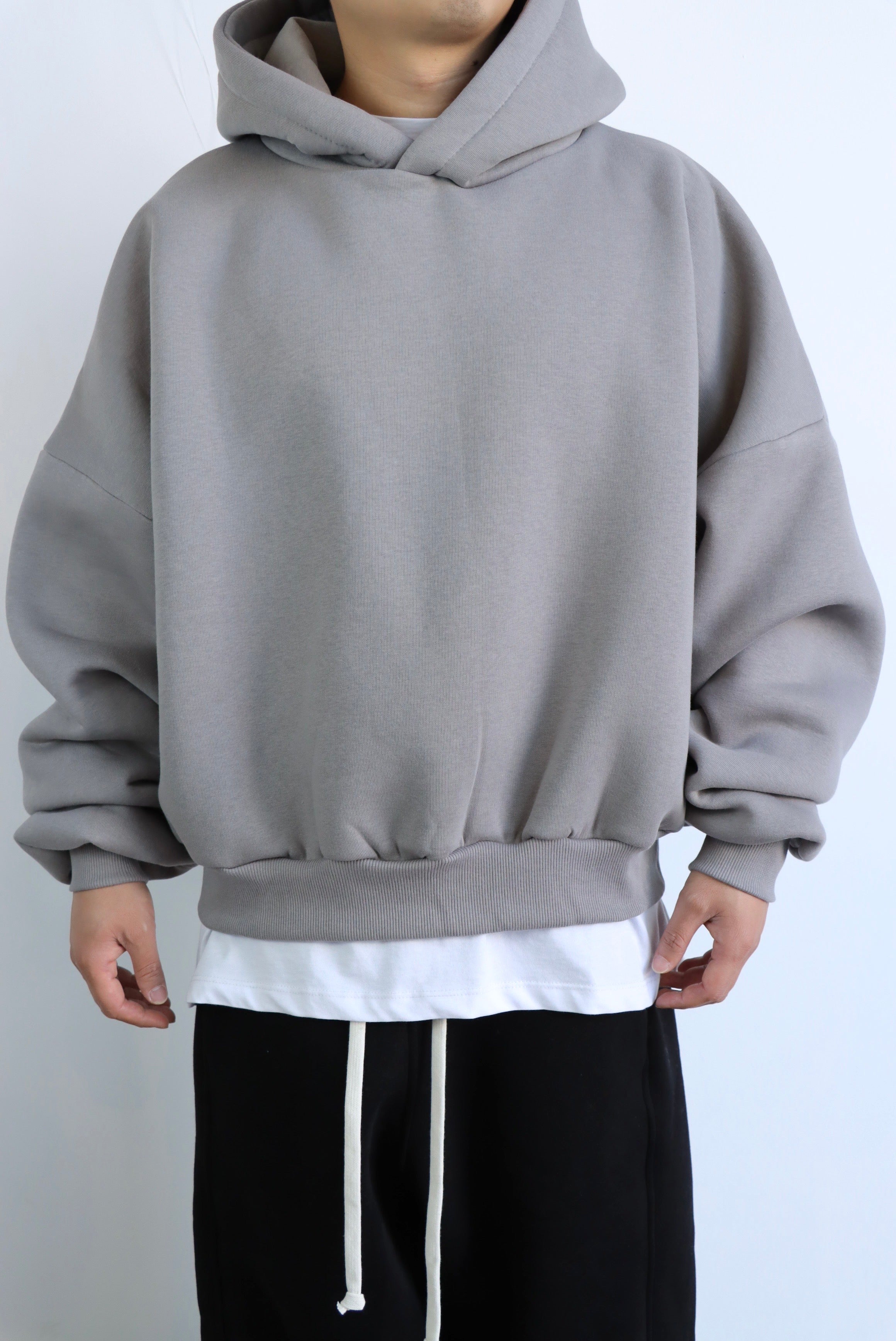 FELPA SUPER BOXY PIOMBO