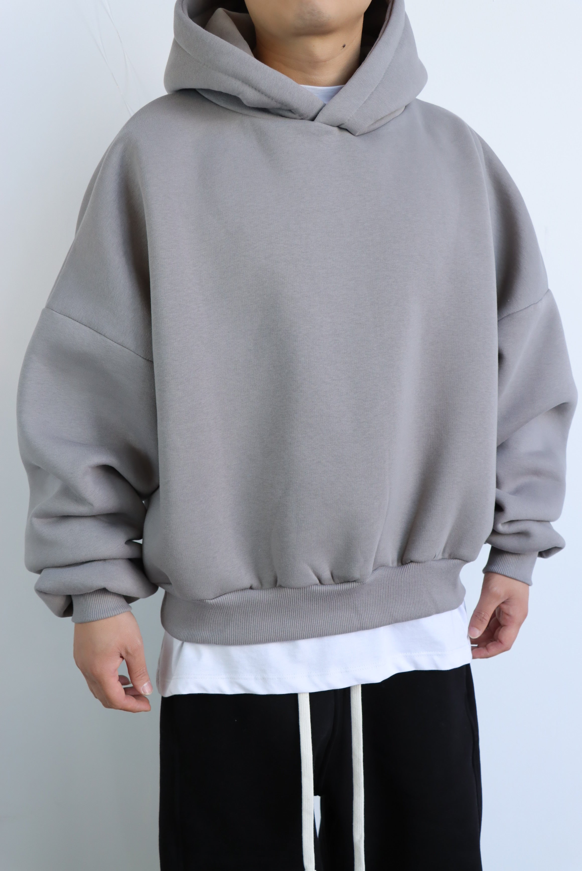 FELPA SUPER BOXY PIOMBO