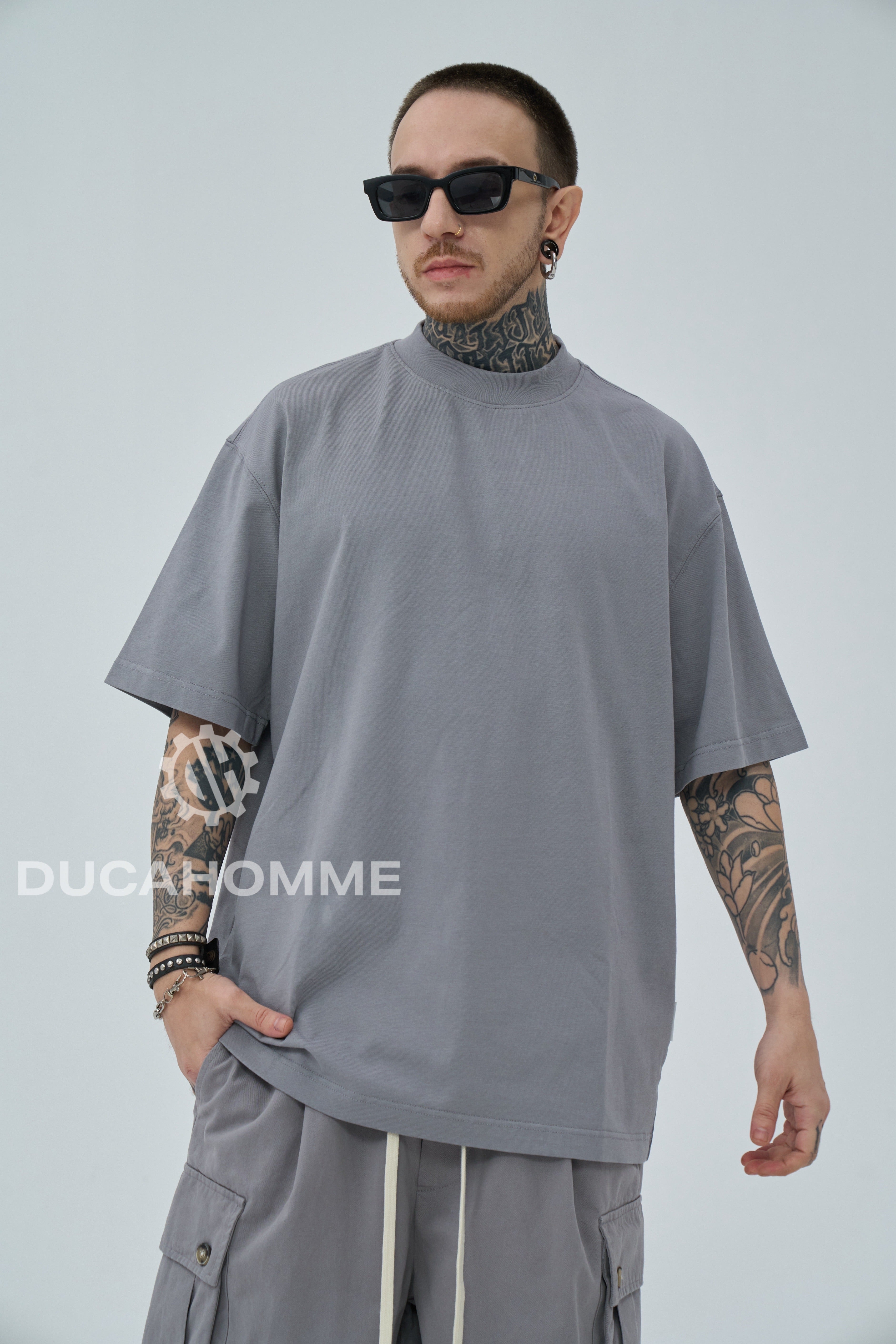 T SHIRT DUCA VIP GRIGIA