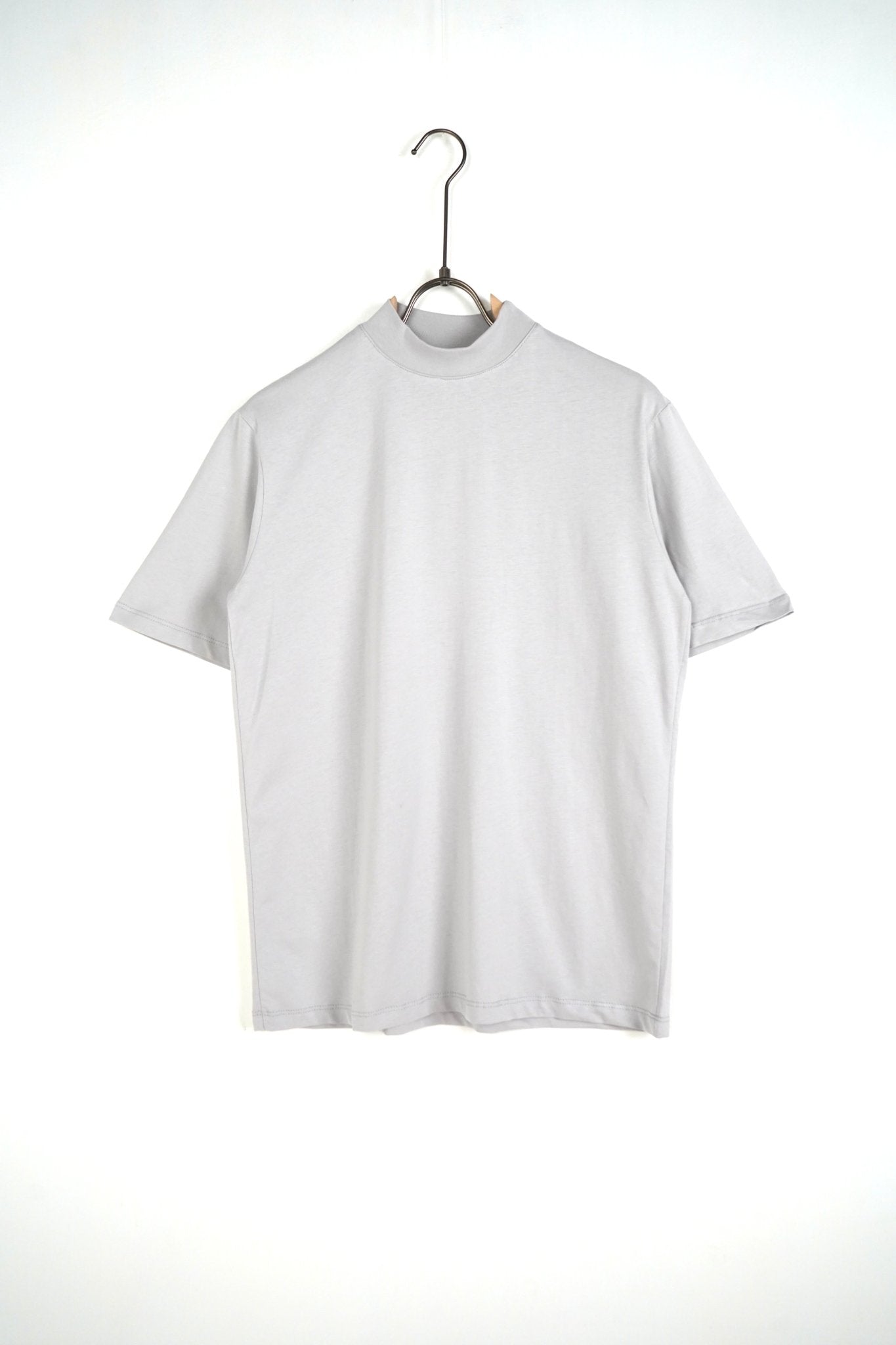 T-SHIRT COLLO ALTO GRIGIA GHIACCIO