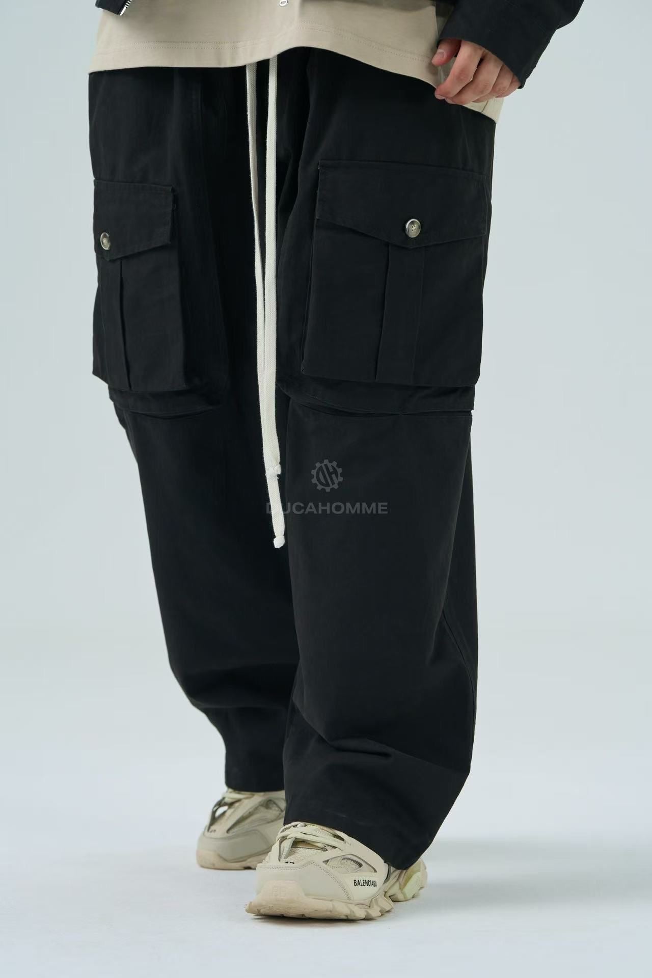 Pantalone Tasca Frontale Nero