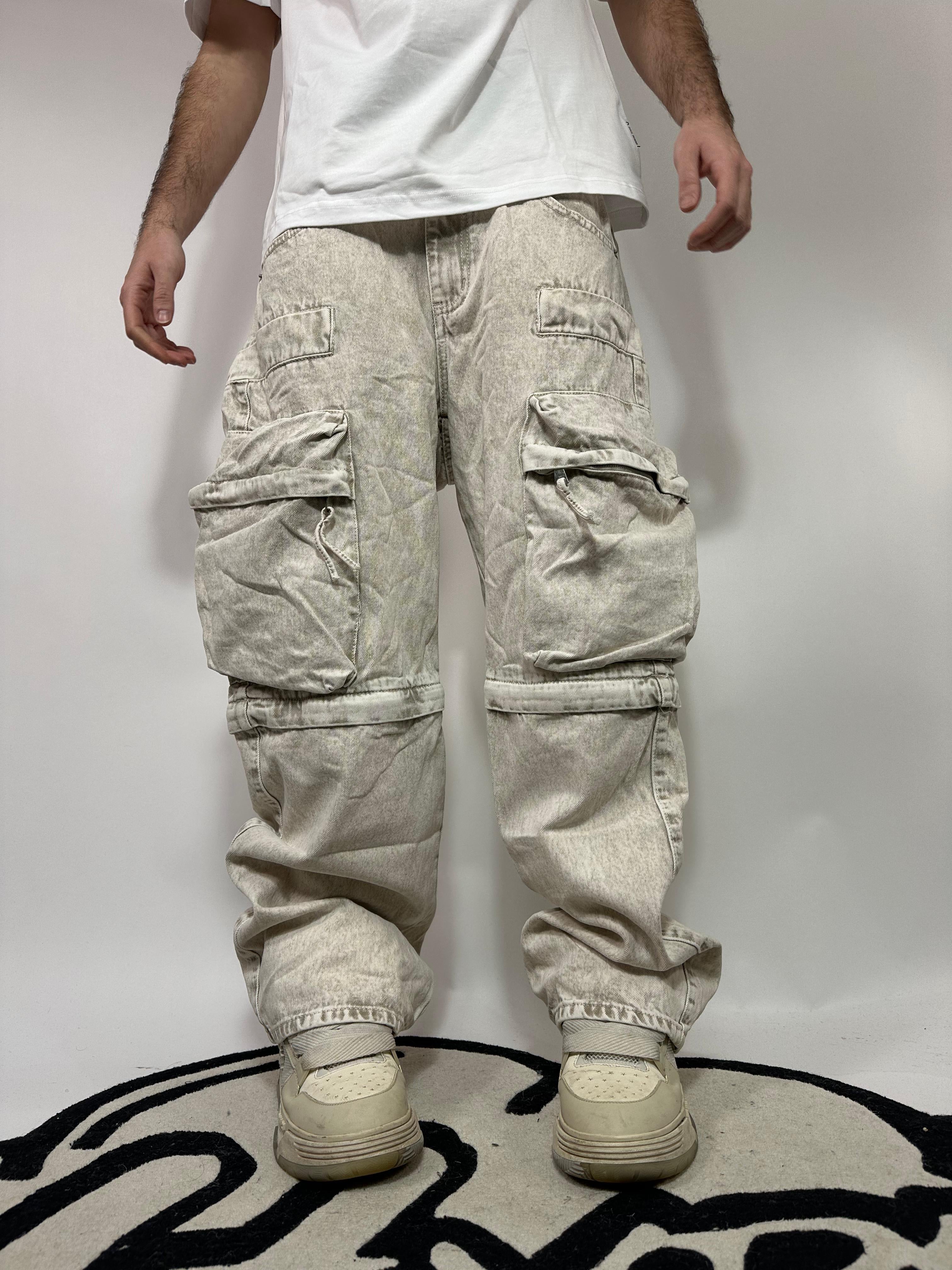 JEANS CARGO DIVENTA ANCHE CORTO ESTIVO