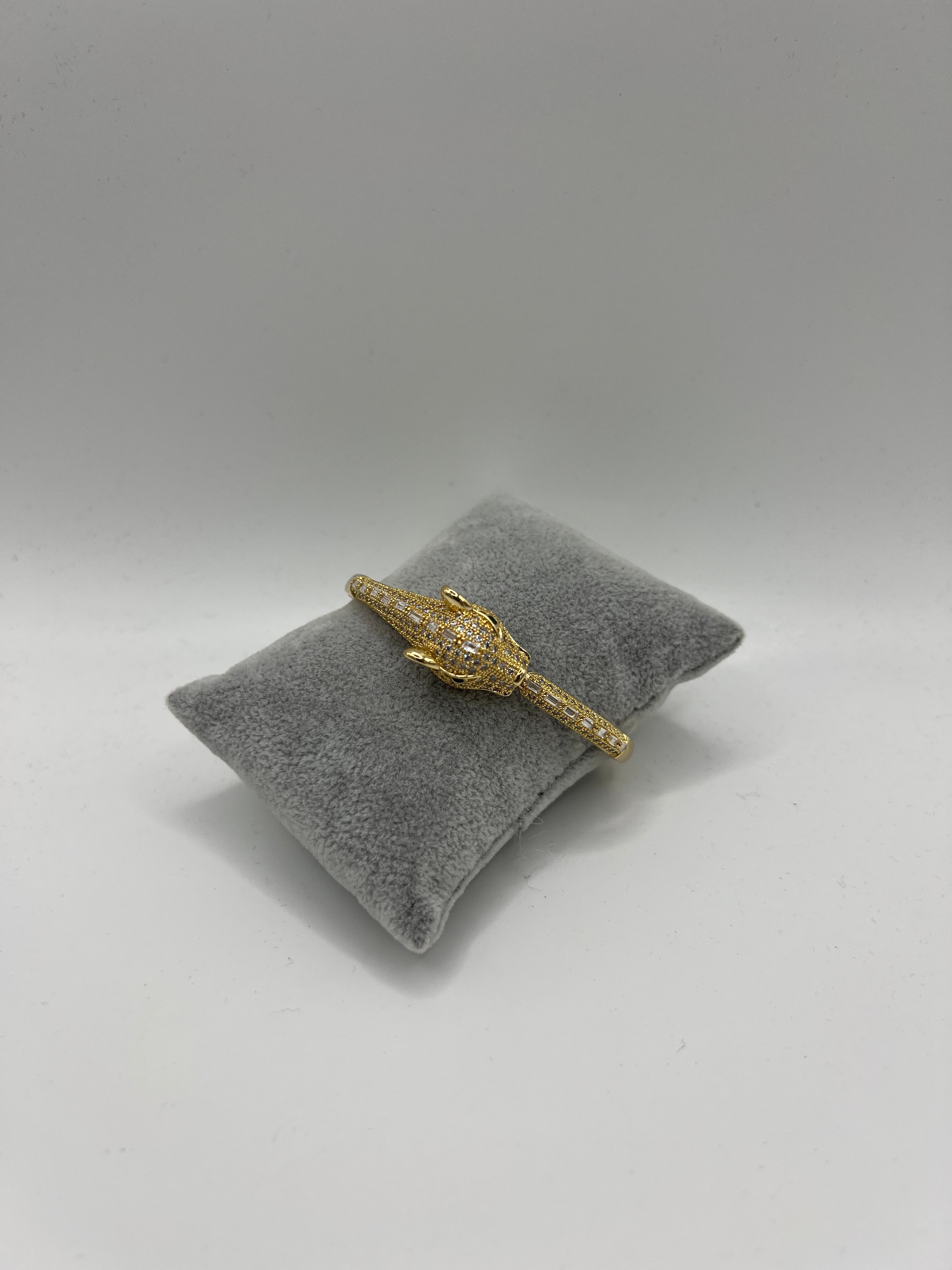 BRACCIALE TIGRE DIAMANTI SMERALDI