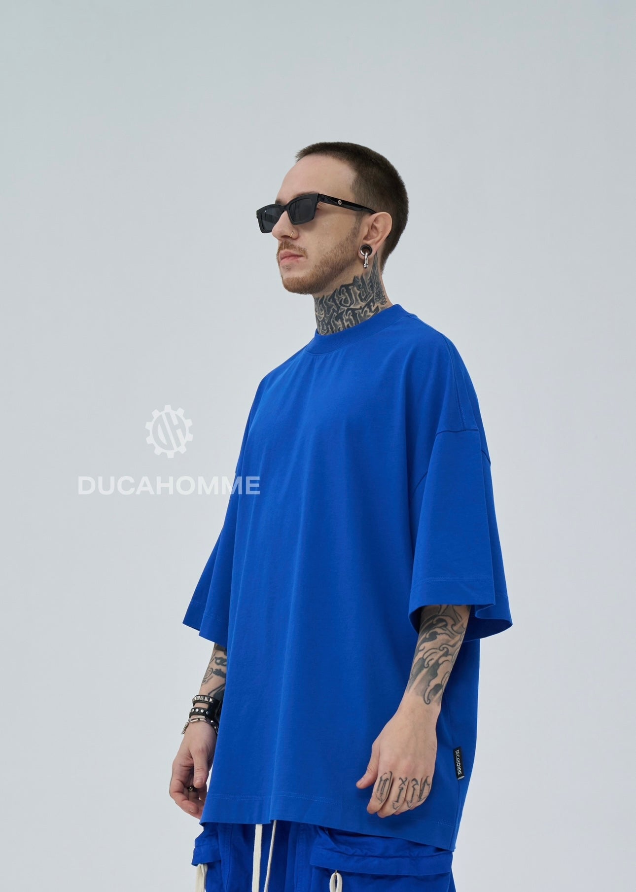 T SHIRT DUCA VIP OverSize Blu