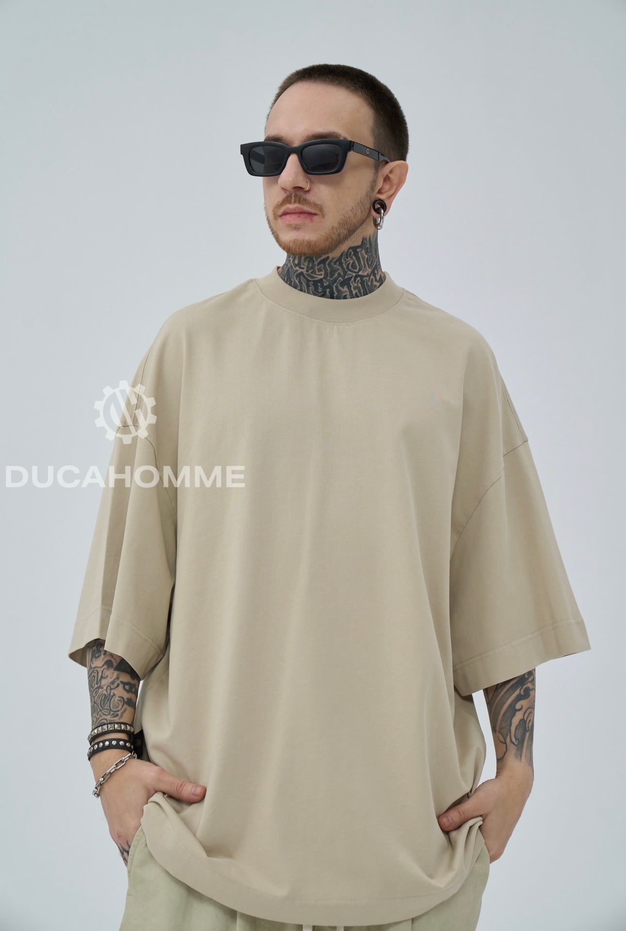 T SHIRT DUCA VIP OverSize Beige