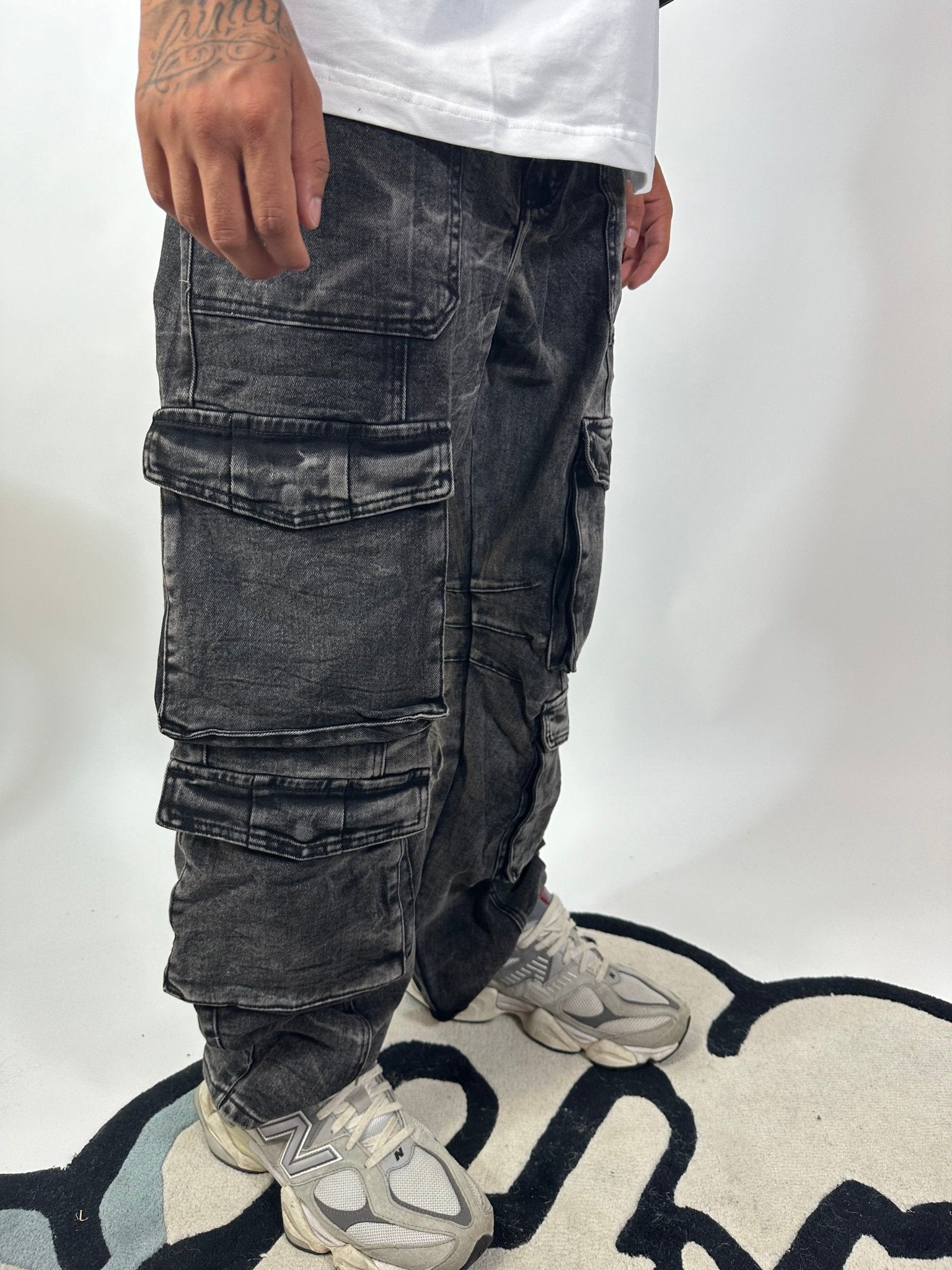 JEANS CARGO BAGGY AD8033