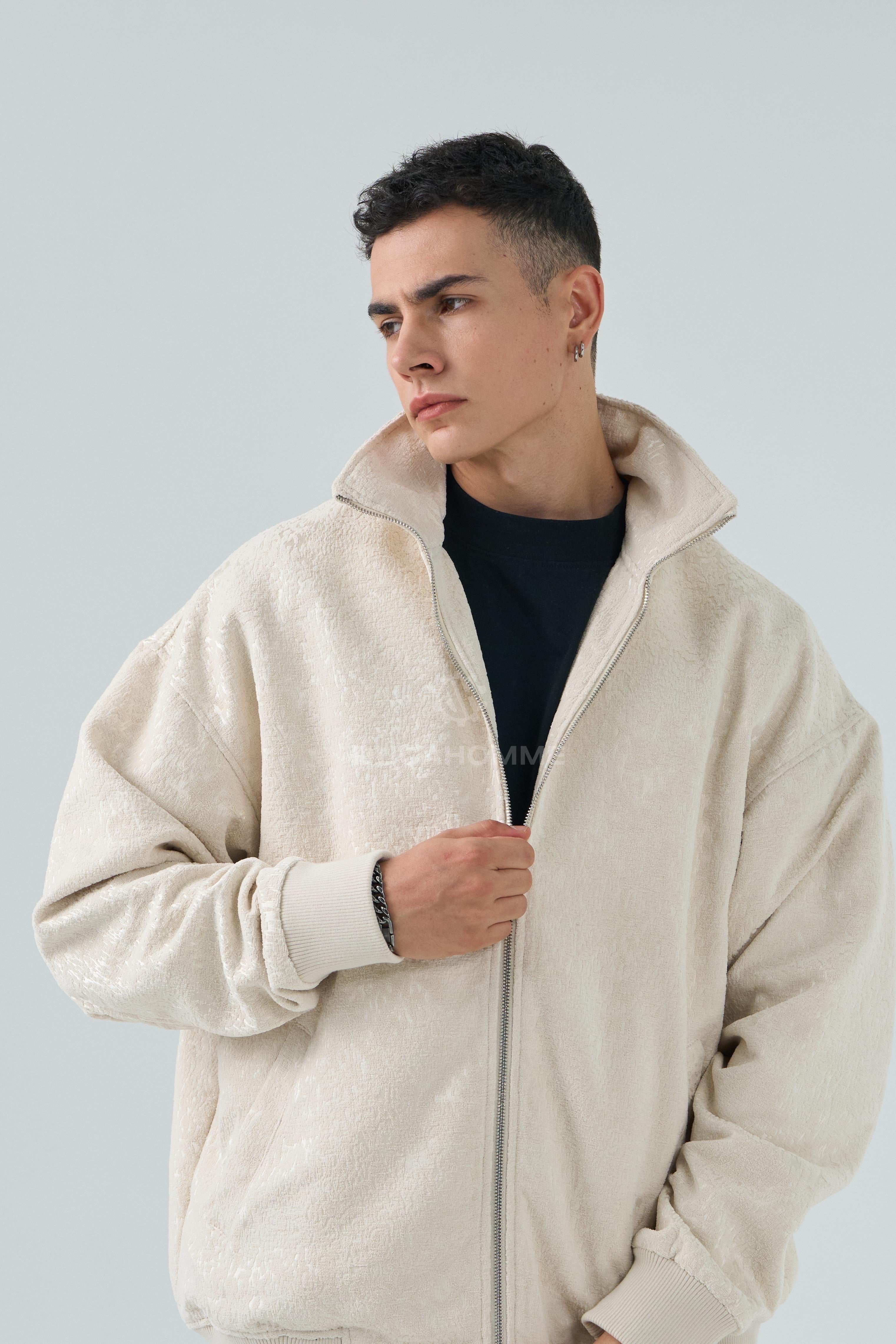 Completo Sartoriale Collo Alto Effetto Ciniglia