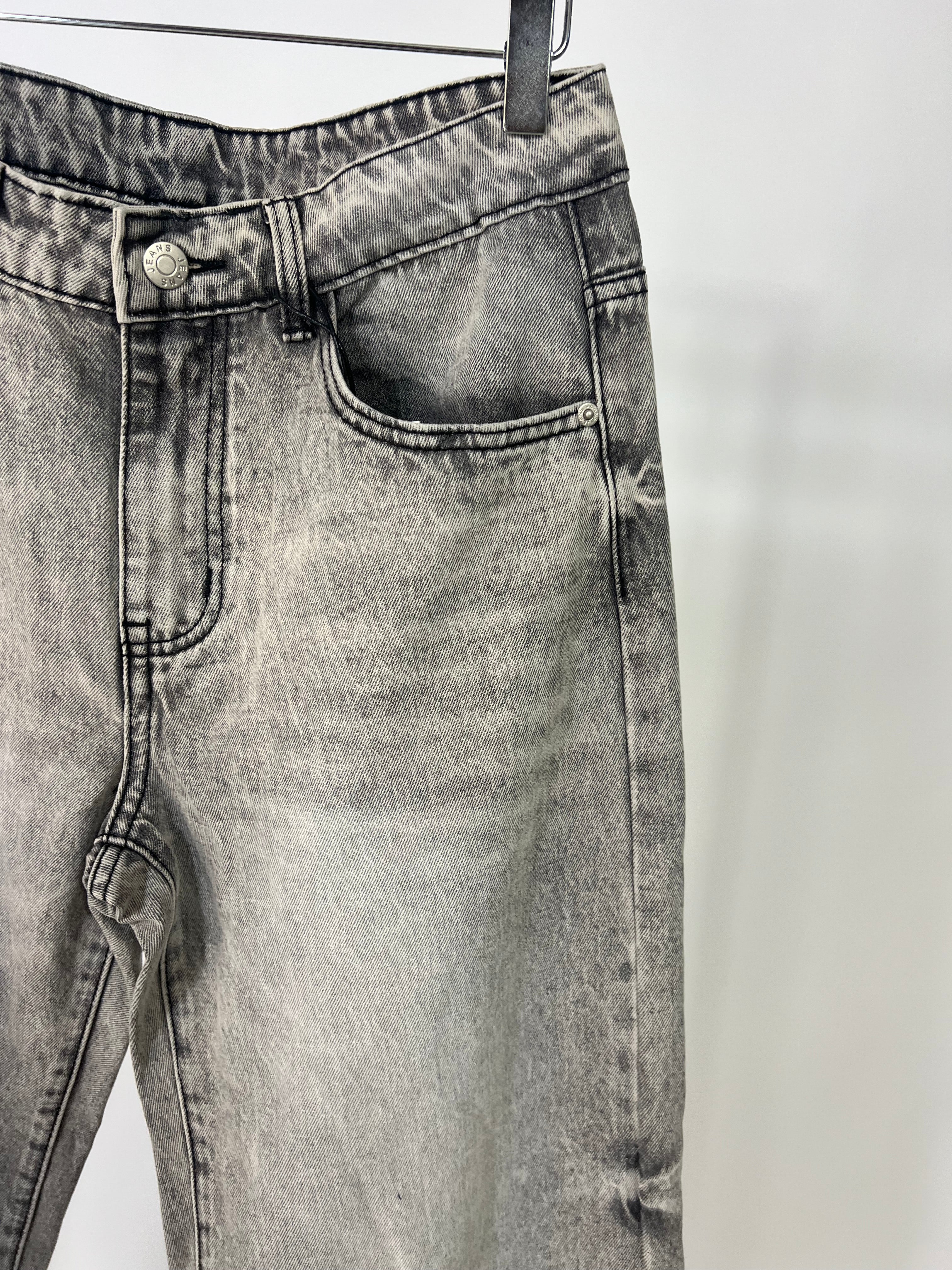 JEANS GRIGIO LAVORATO 8350