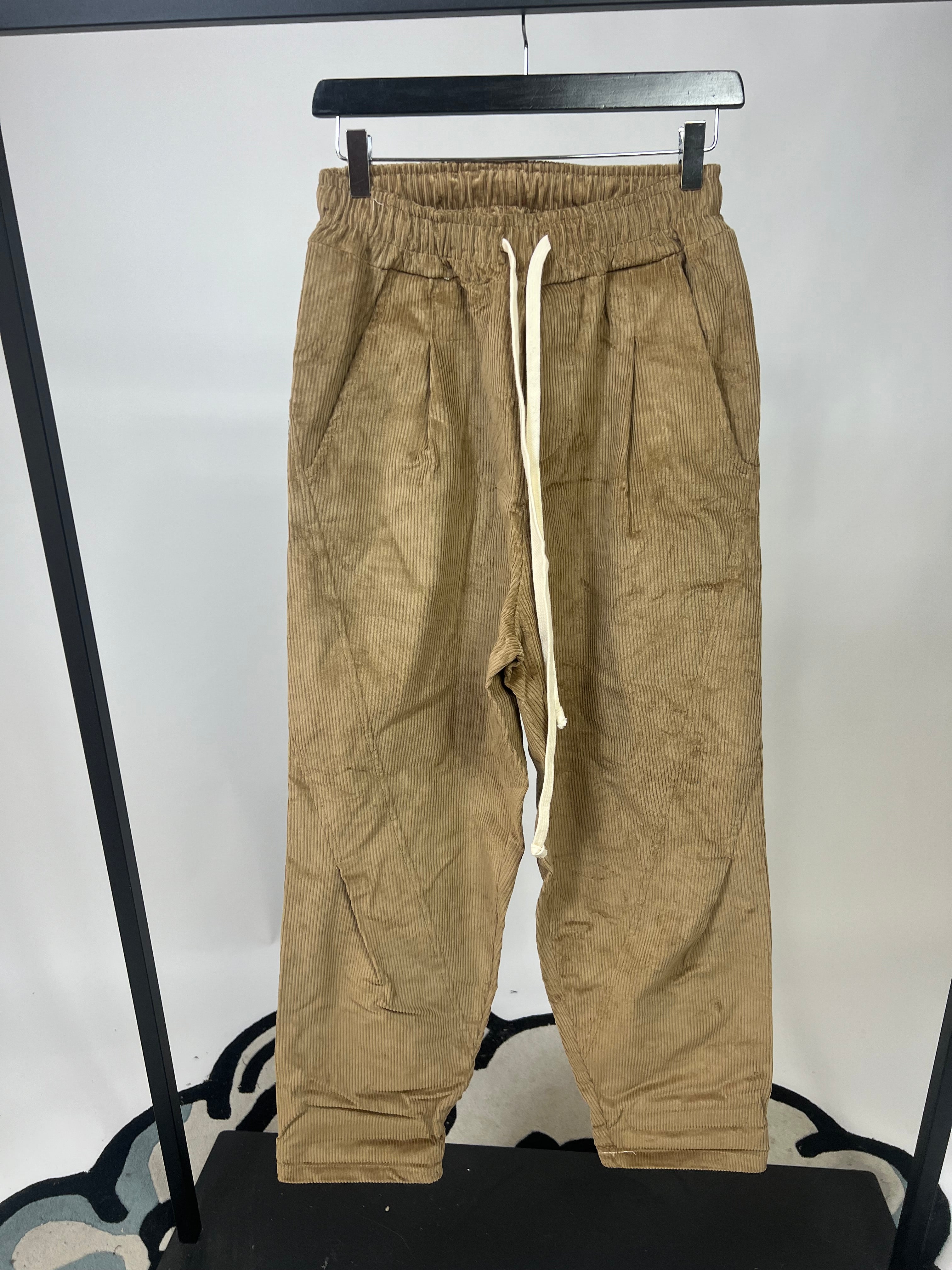 Pantalone Beige a Coste