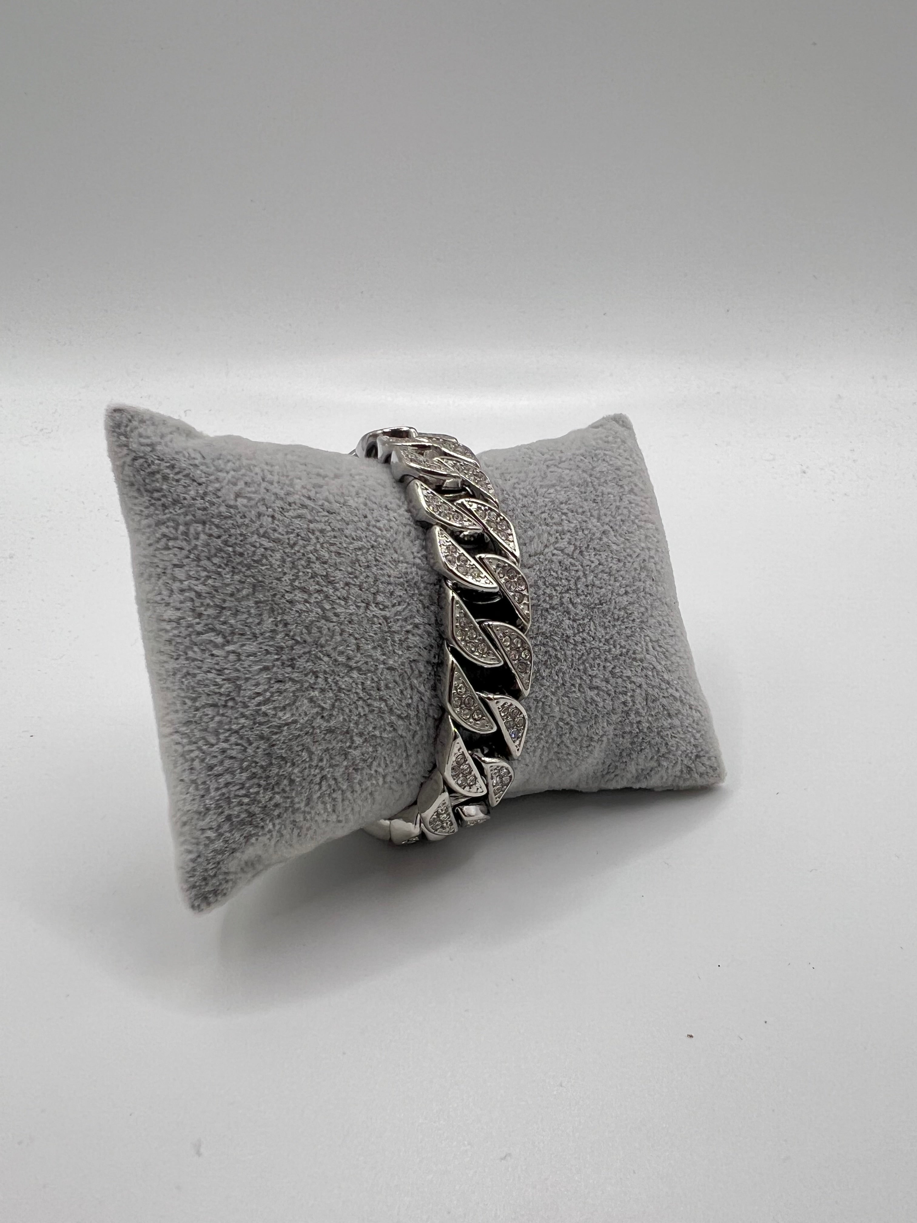 BRACCIALE CATENA DIAMANTI
