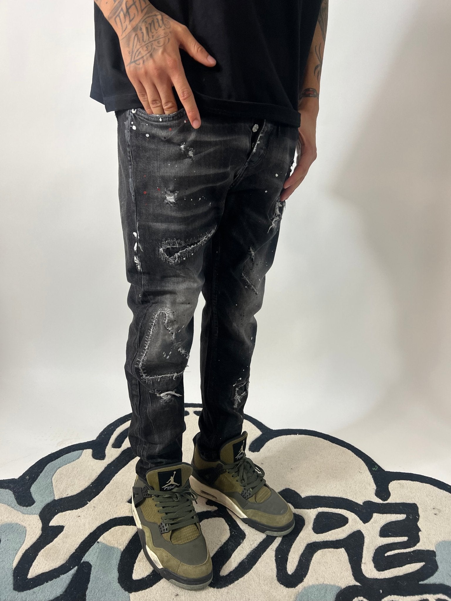 JEANS CIANOTIC NERO 20215