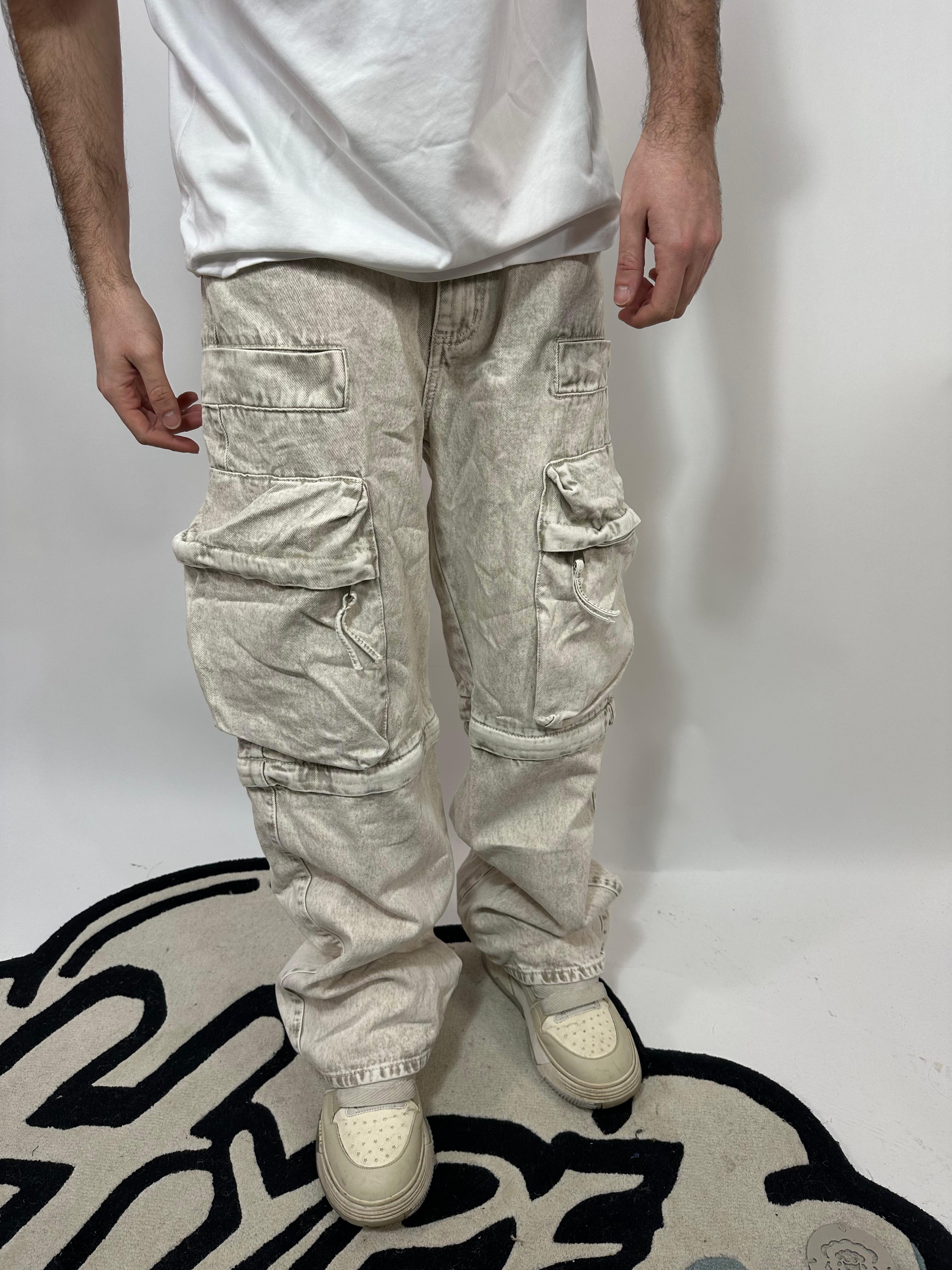 JEANS CARGO DIVENTA ANCHE CORTO ESTIVO
