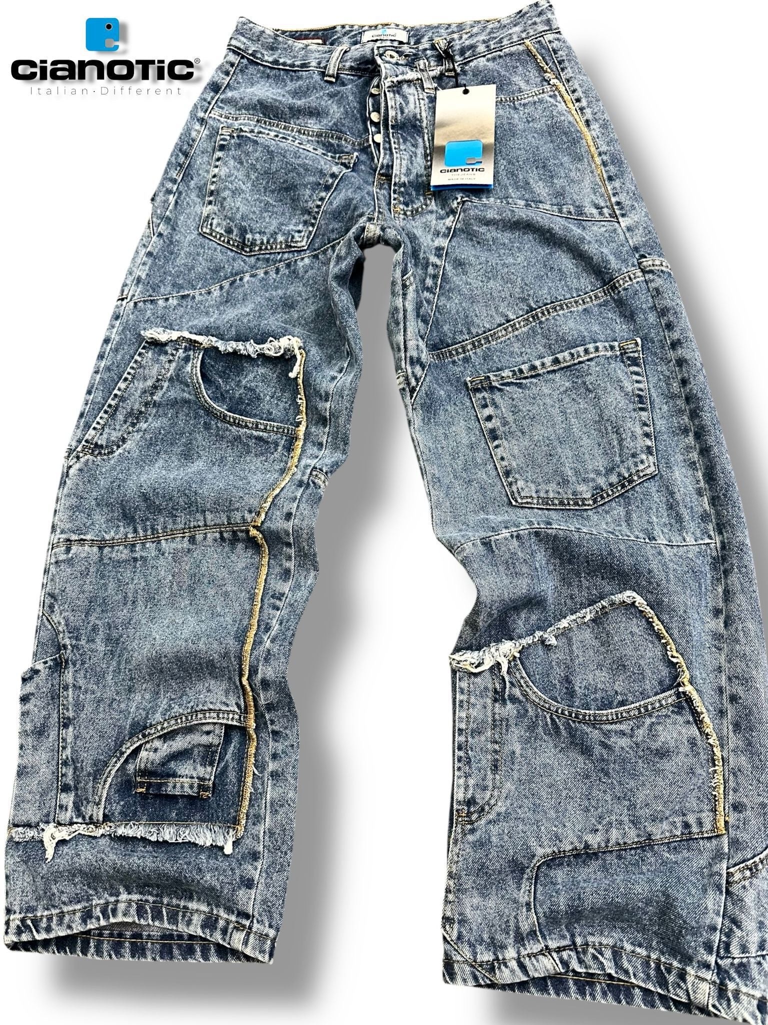 JEANS LAVORATO BAGGY