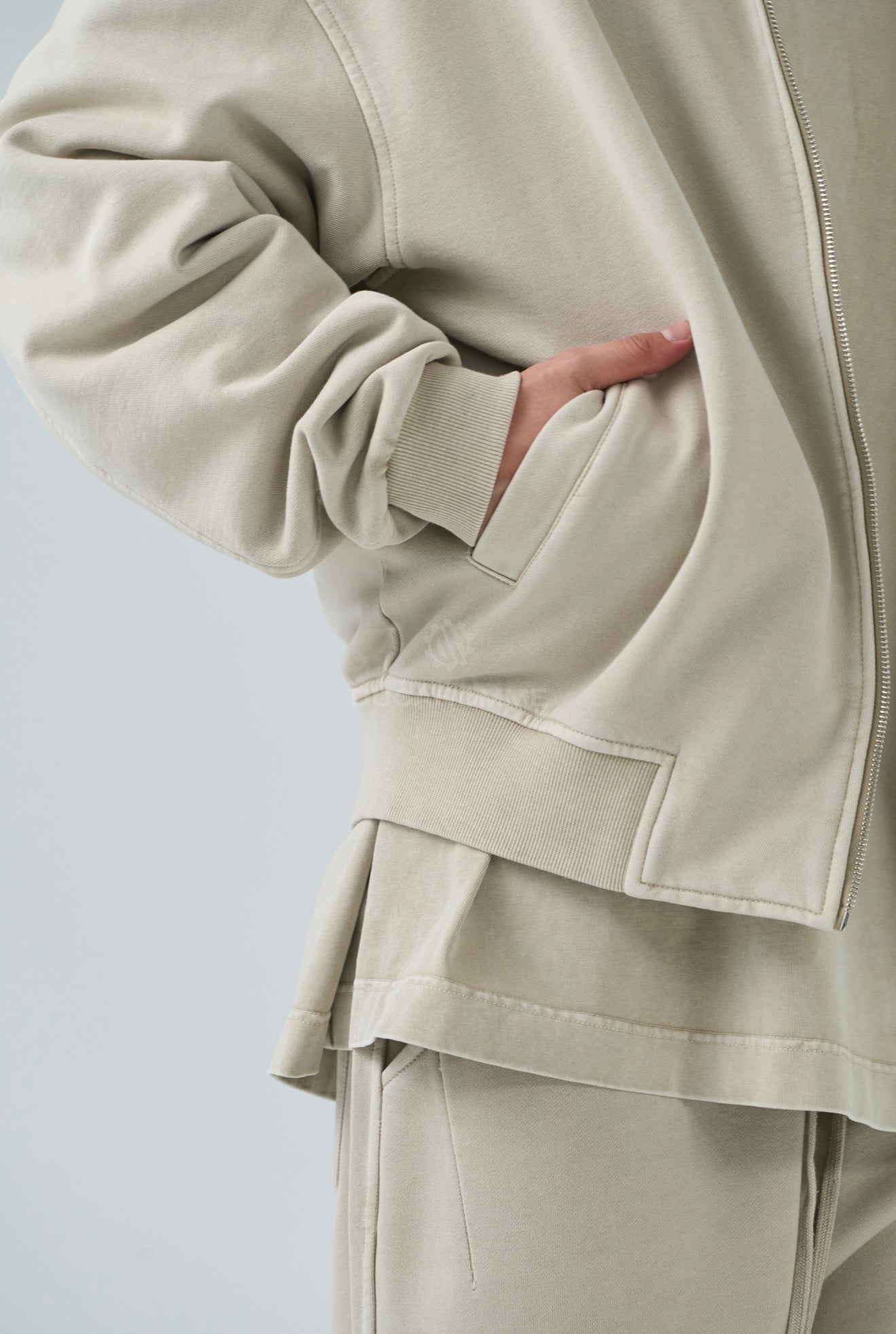 FELPA COLLO ALTO DUCA VIP WASHED BEIGE 94G