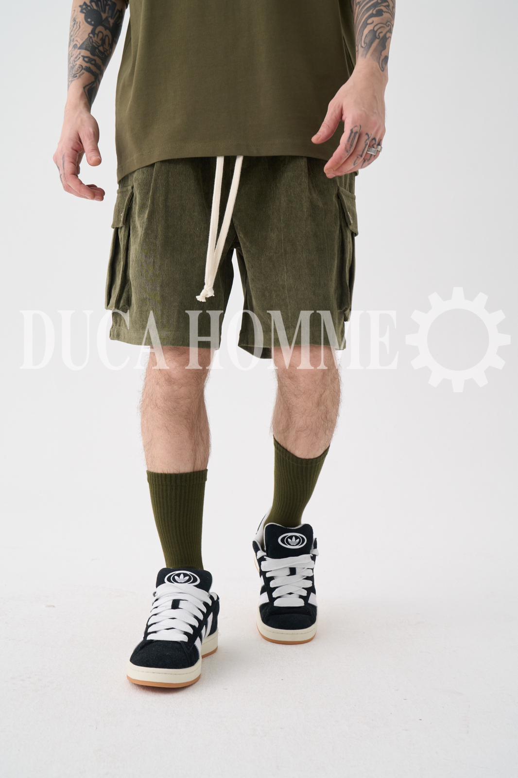 Cargo Costine Verde Militare