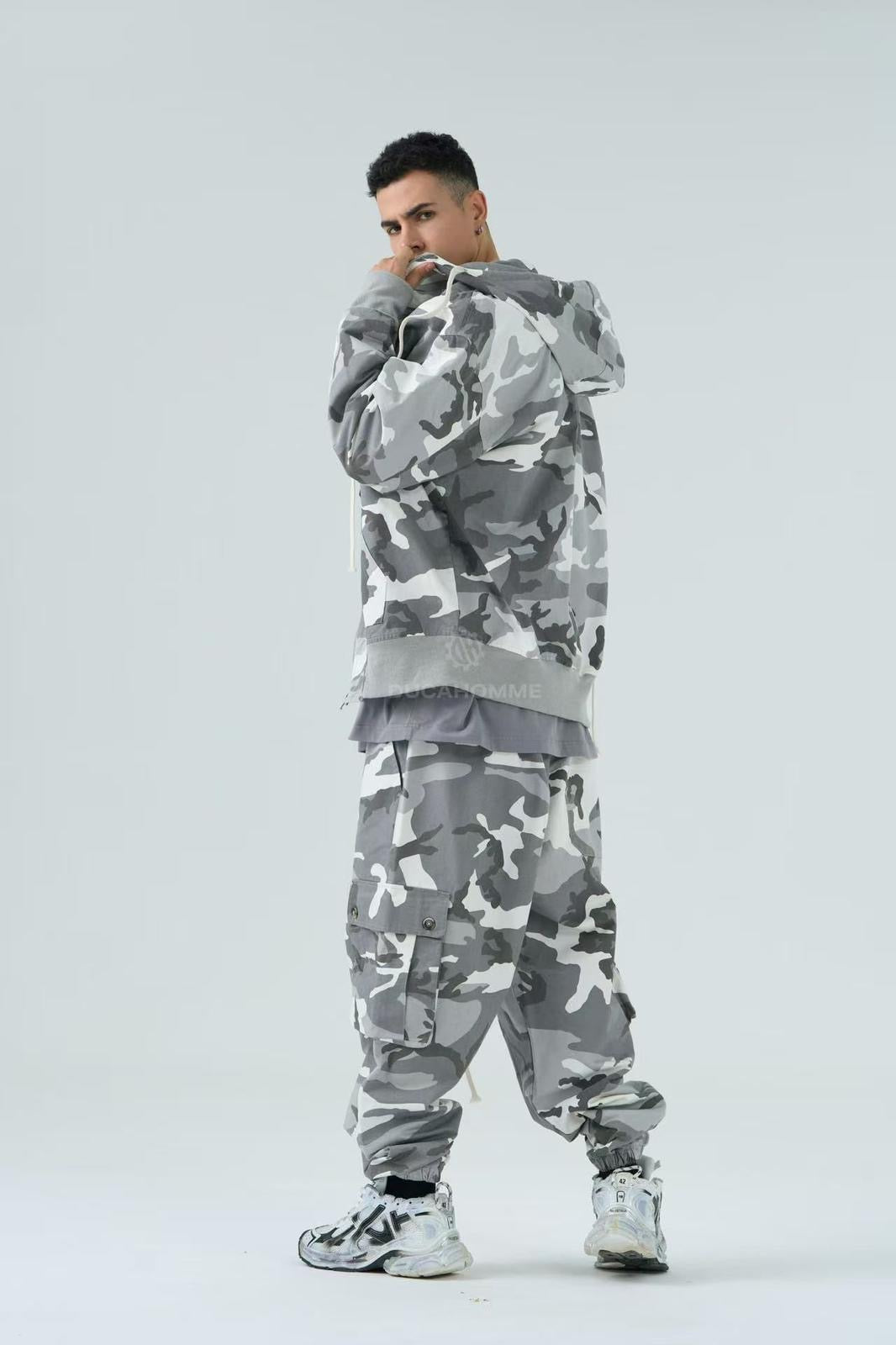 Completo Camuflage Sartoriale Limited Ediotion Grigio Chiaro